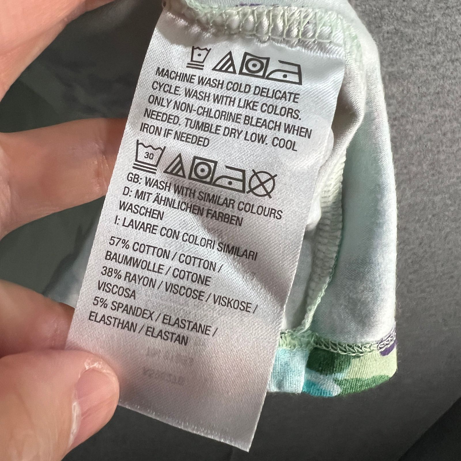 Denim & Co. Denim & Co. Printed Favorite Jersey Split Size XL / US 12-14 / IT 48-50 - 8 Thumbnail