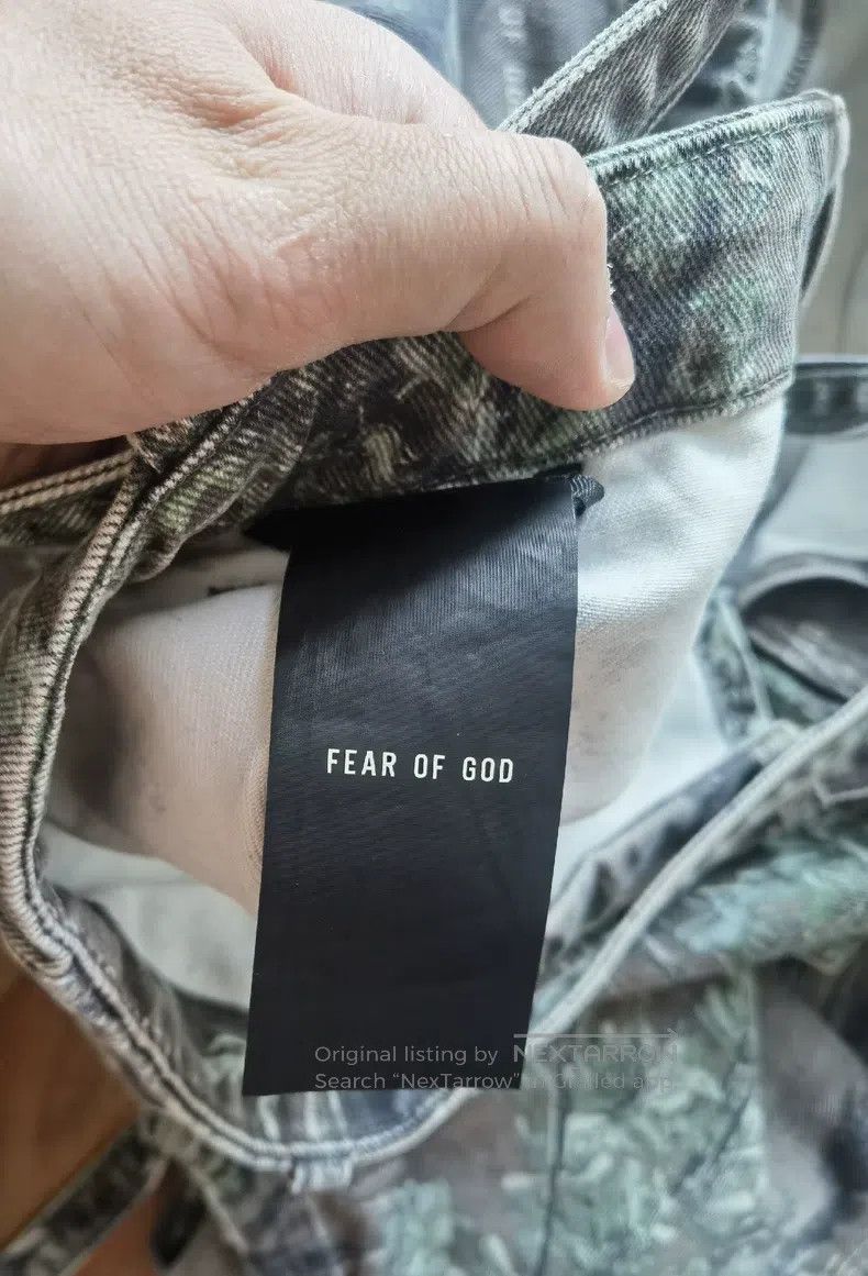 Fear of God Fear of God Branch camouflage streamer cargo pants Size US 34 / EU 50 - 5 Thumbnail