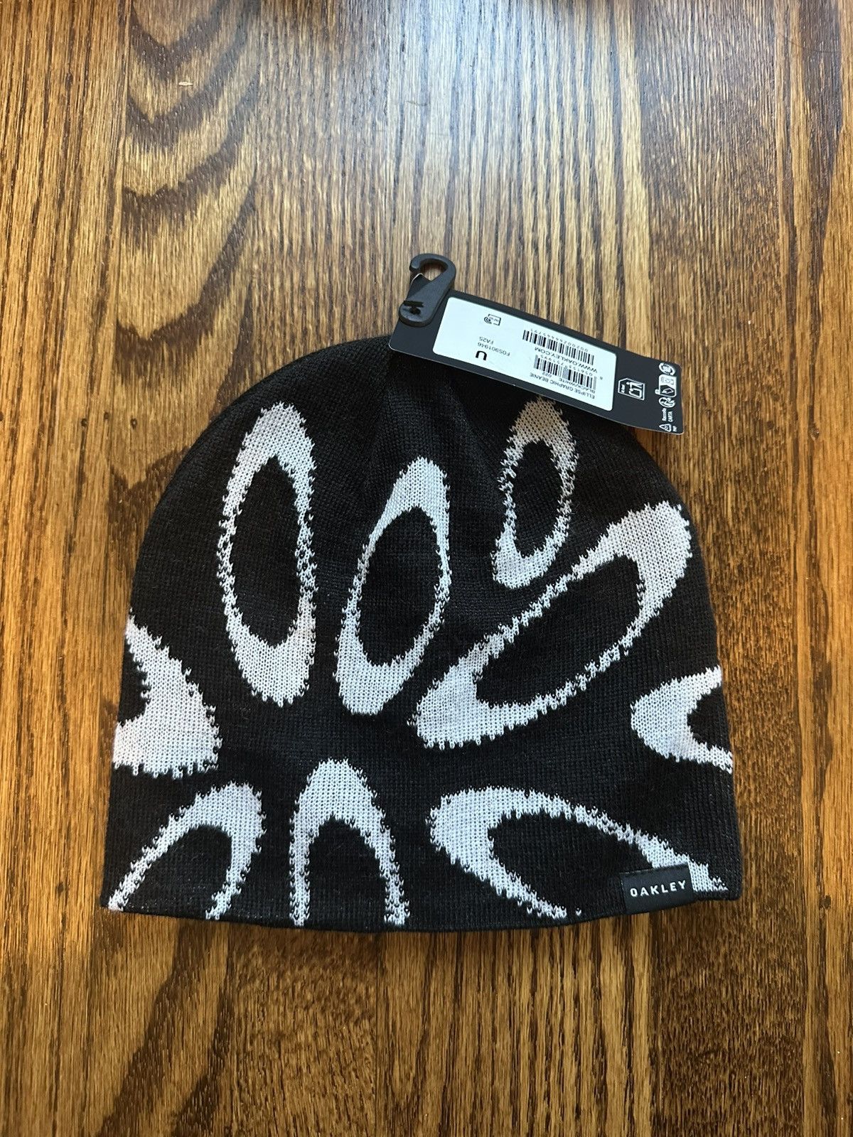 帽子 Oakley Ellipse Graphic Beanie Black Grey OAKLEY ELLIPSE GRAPHIC BEANIE | FOS901946-012 | AFEW STORE