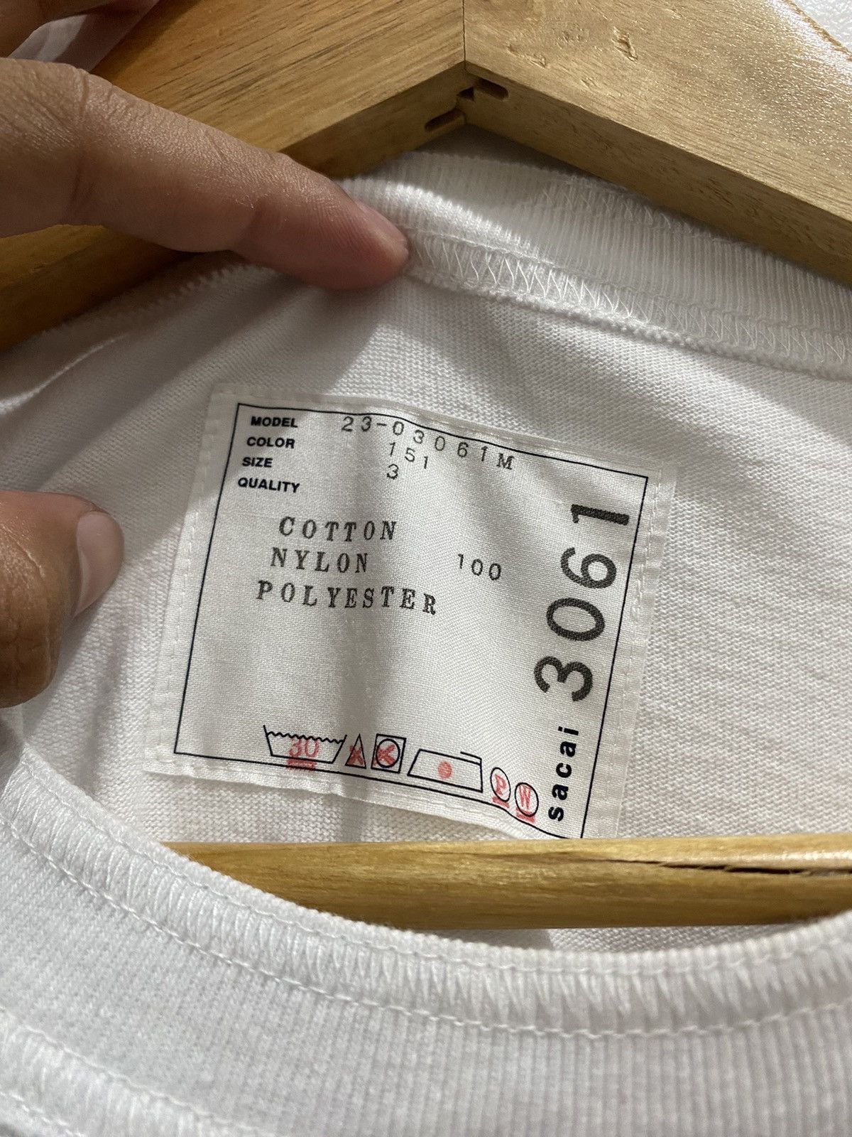 Sacai SACAI WHT SIDE BUTTONS SHIRT Size US L / EU 52-54 / 3 - 5 Thumbnail