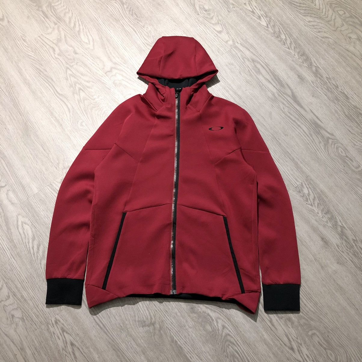 Oakley 2000s Oakley Logo Outdoor Tech Softshell Jacket Ziphoodie Size US L / EU 52-54 / 3 - 3 Thumbnail