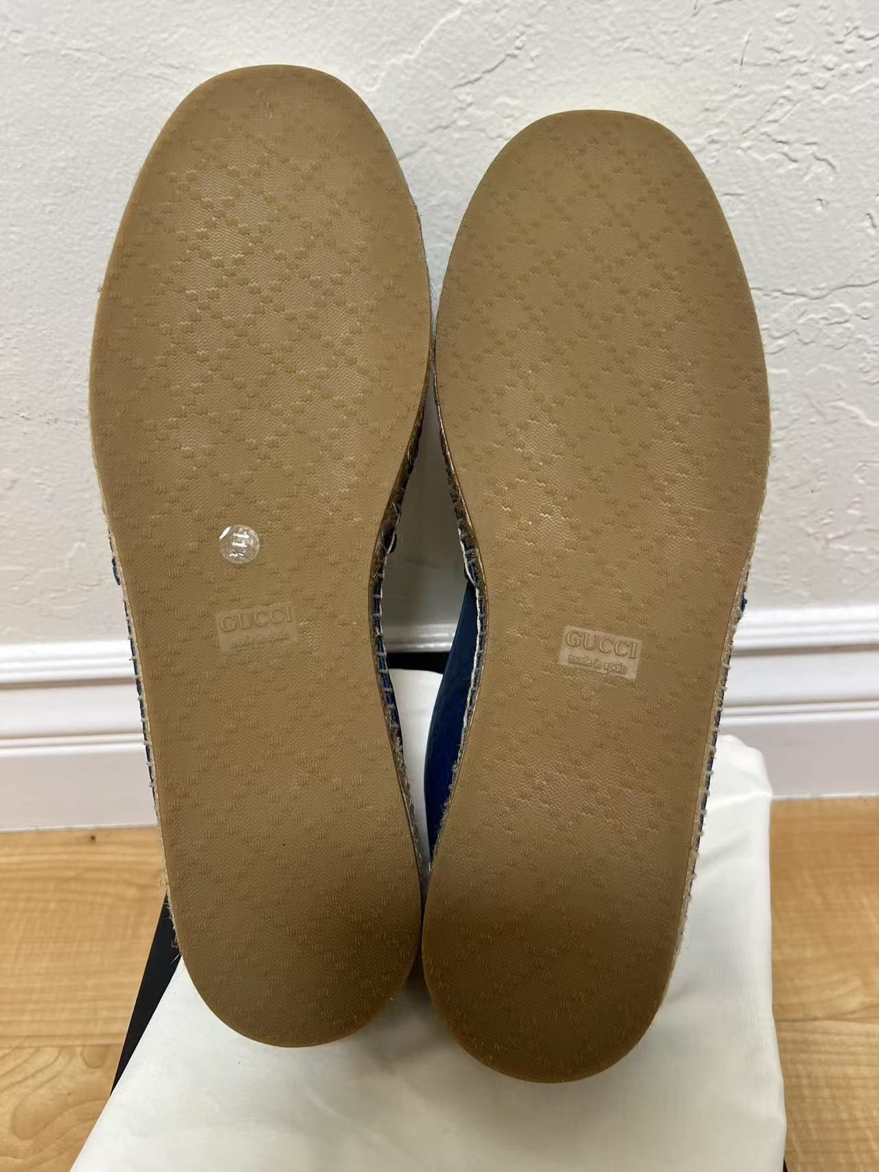 Gucci GUCCI Microguccissima Pattern Leather Espadrilles Size US 12 / EU 45 - 3 Thumbnail