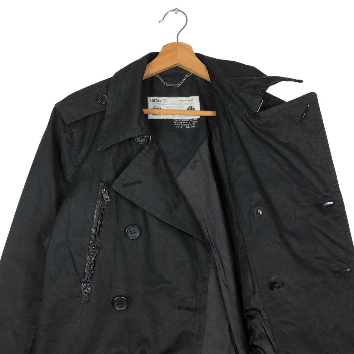 Diesel 🔥Bondage Parachute Biker Long Jacket Robed Design Diesel Size US M / EU 48-50 / 2 - 12 Thumbnail