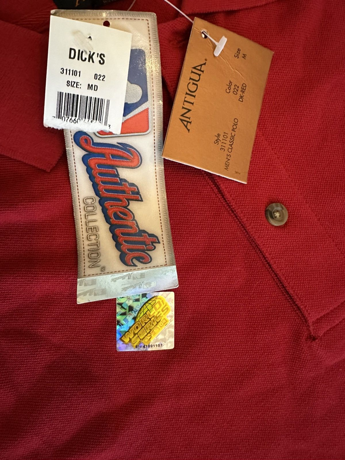Antigua NWT Boston Red Sox 2004 ALCS Champions Men’s Polo MLB-Medium Size US M / EU 48-50 / 2 - 5 Thumbnail