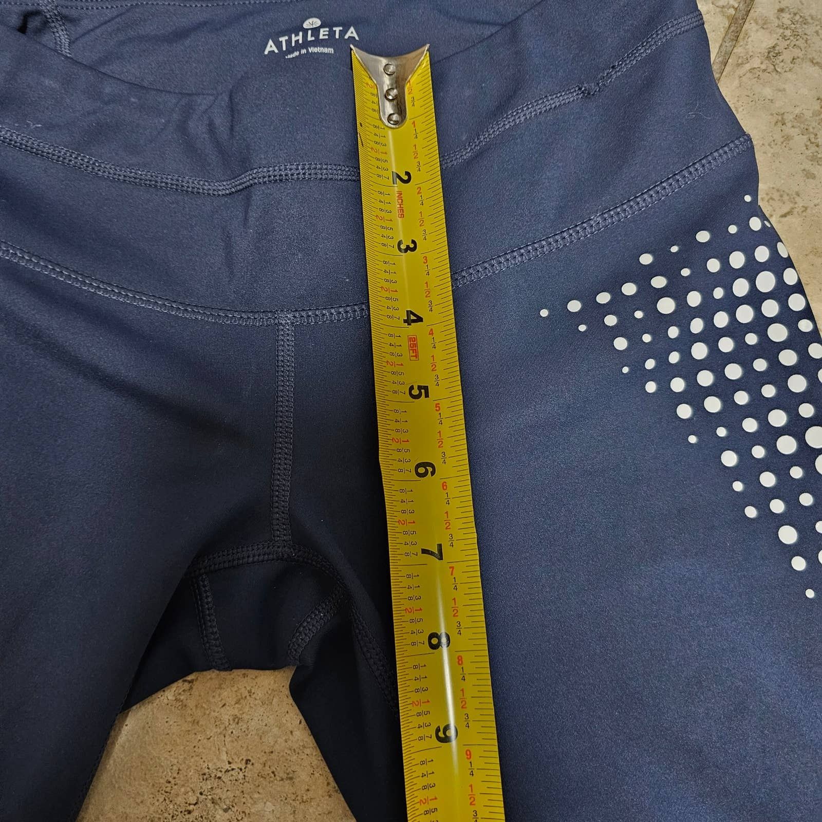 Athleta Athleta Gel Dot Capri Leggings XXS Hidden Inside pocket Size 24" / US 00 / IT 34 - 6 Thumbnail