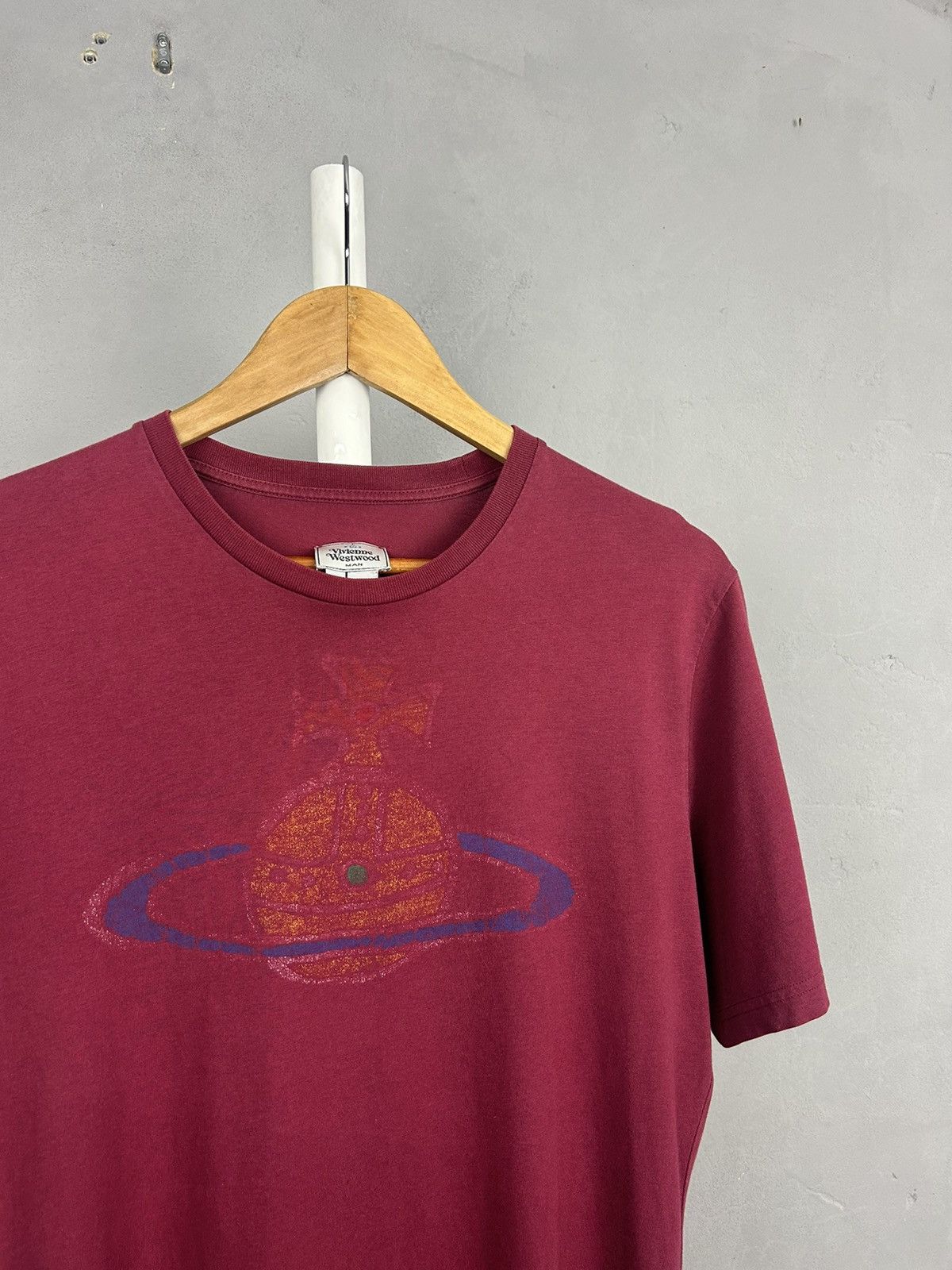 Vivienne Westwood Vivienne Westwood Big Orb Logo T-Shirt Size US L / EU 52-54 / 3 - 3 Thumbnail
