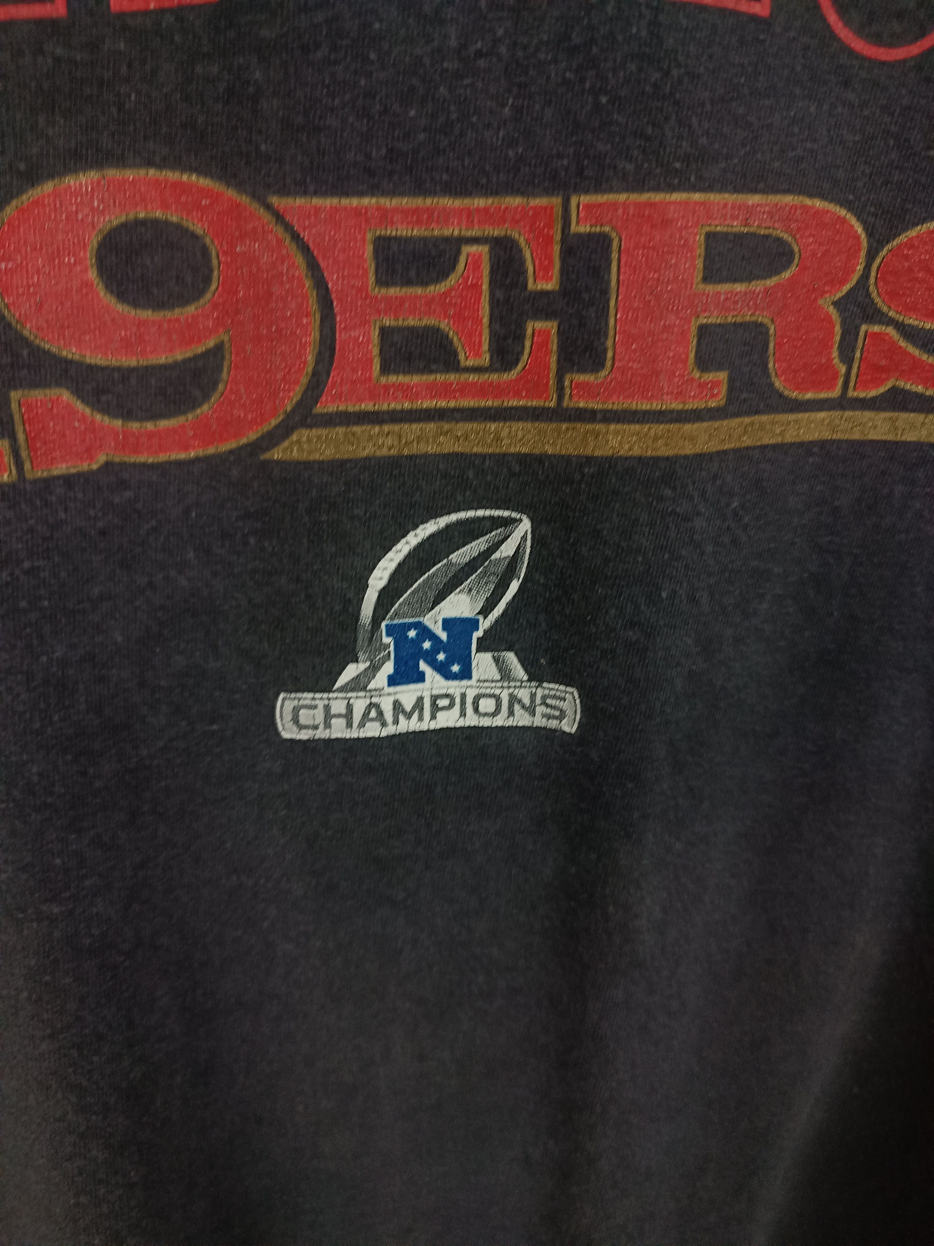 NFL VINTAGE 2012 SAN FRANCISCO 49ERS NFC CHAMPION FADED TEE Size US XL / EU 56 / 4 - 10 Thumbnail