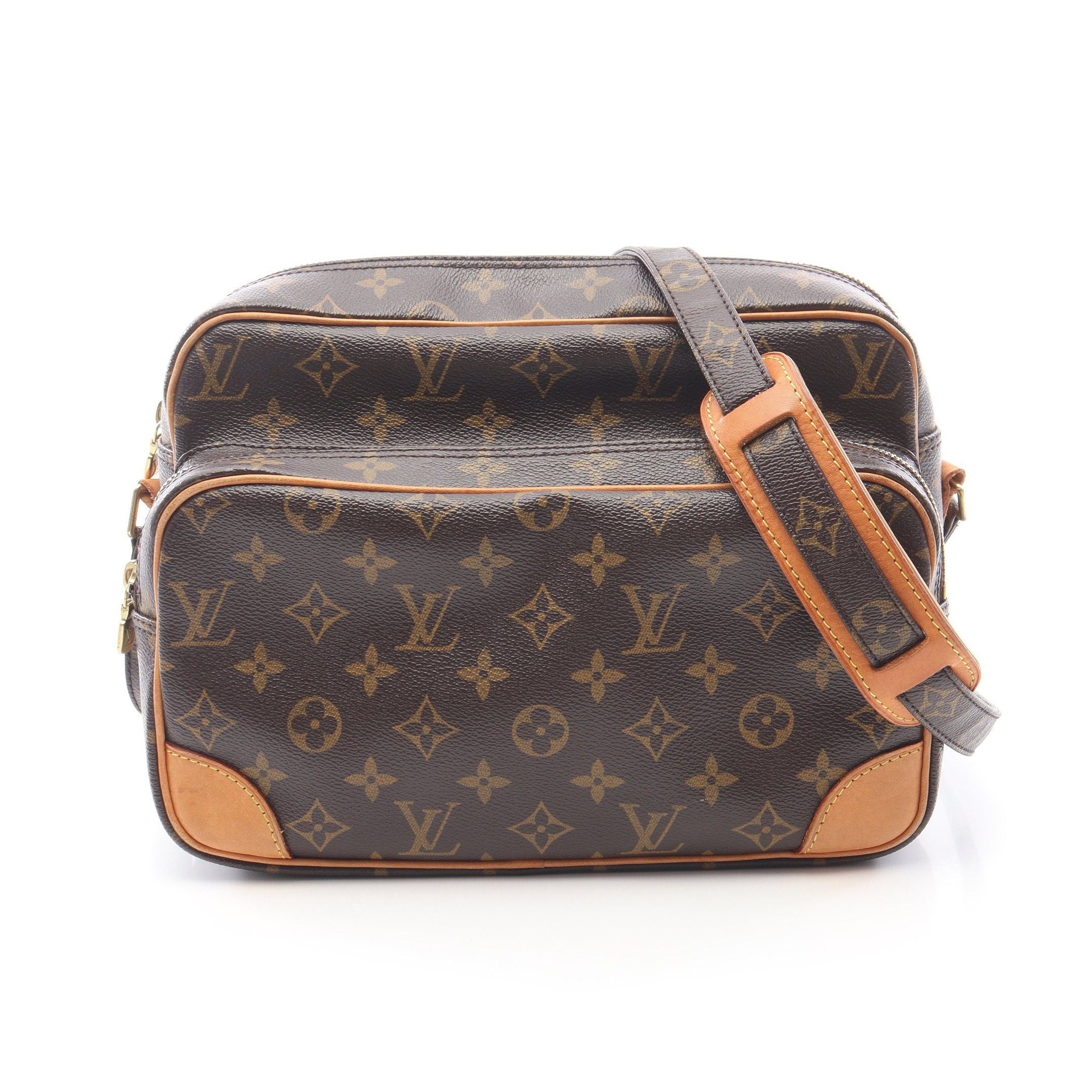 Louis Vuitton Louis Vuitton Nil Monogram Shoulder Bag Leather Brown Size ONE SIZE - 1 Thumbnail