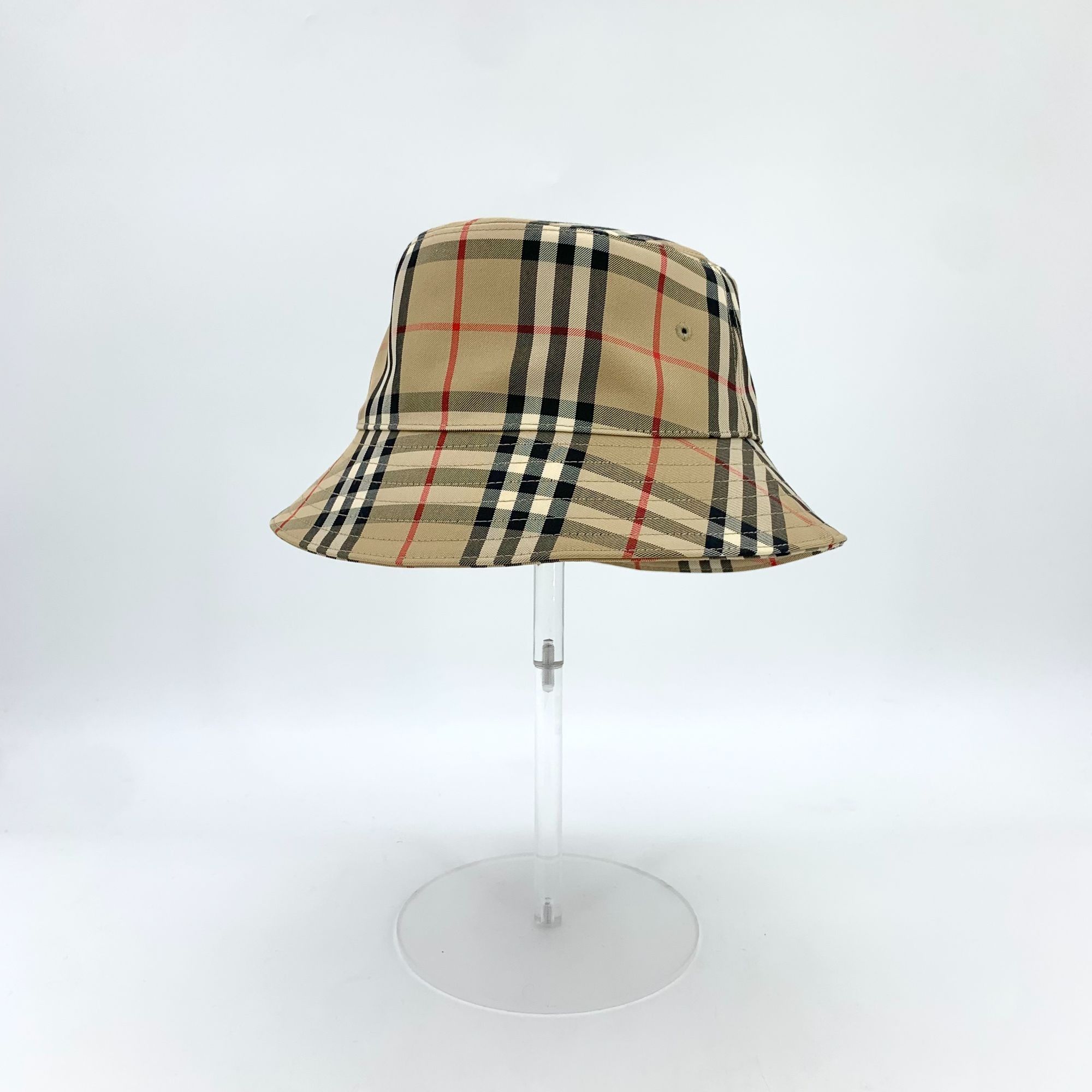 Burberry Burberry Classic Checkered Cotton Fishermans Hat Brown Casua Size ONE SIZE - 1 Thumbnail