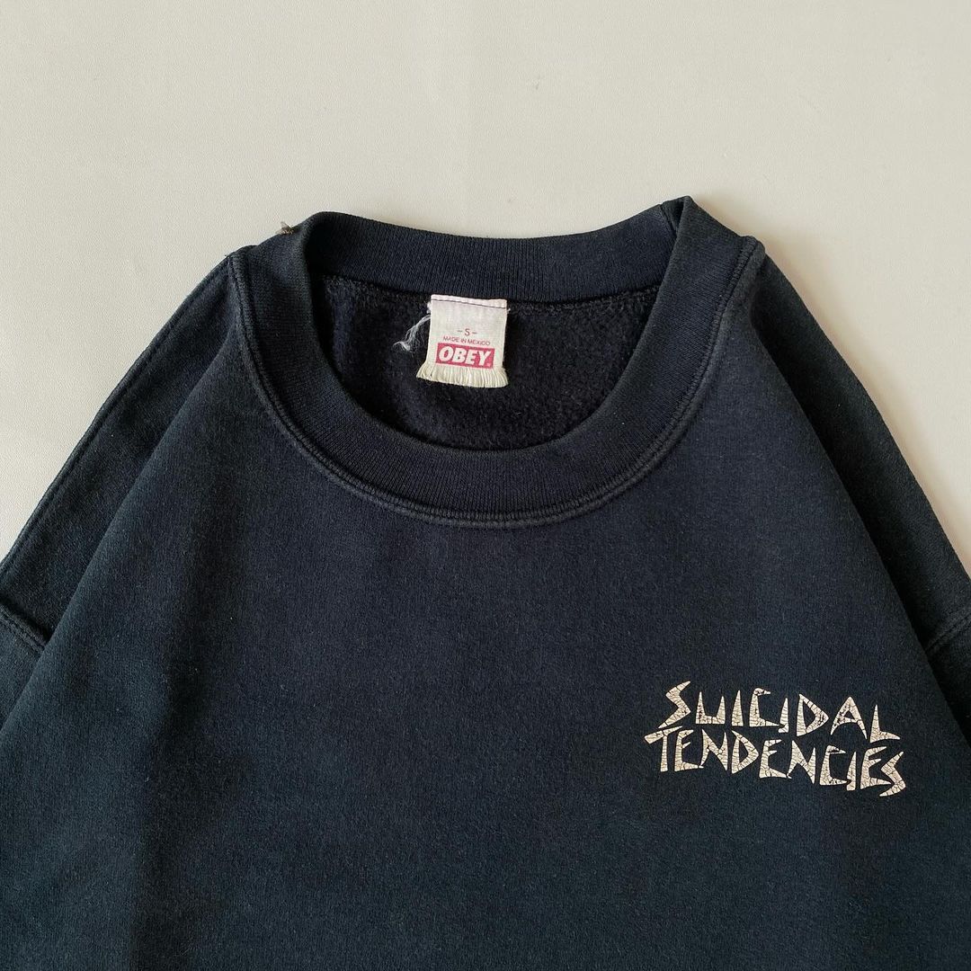 Band Tees × Obey 🔥Vintage Obey x Suicidal Tendencies Sweatshirt Crewneck Size US S / EU 44-46 / 1 - 3 Thumbnail