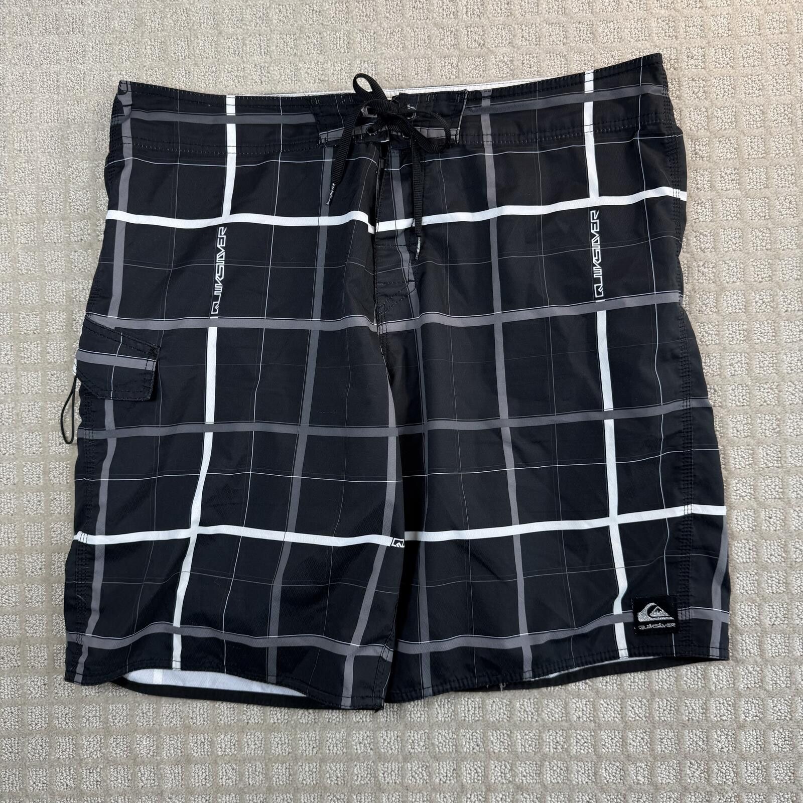 Quiksilver Quiksilver Board Shorts Plaid Swim Trunks XL 39 Size US 36 / EU 52 - 1 Thumbnail