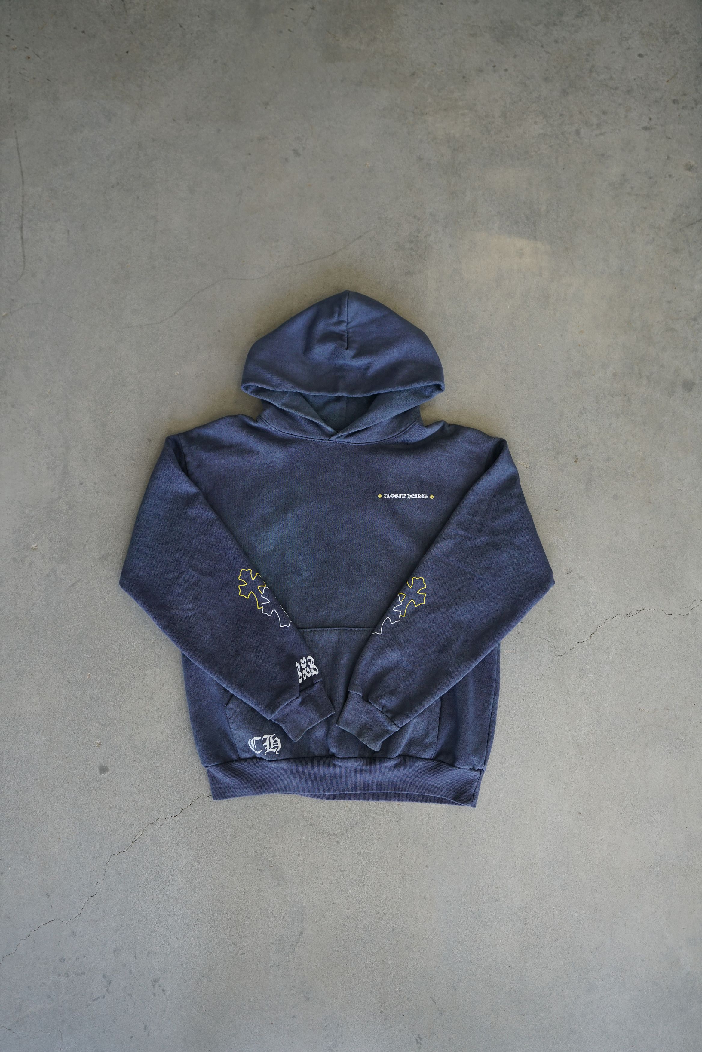 Chrome Hearts × Drake / Certified Lover Boy Hoodie Navy Chrome Hearts Drake 