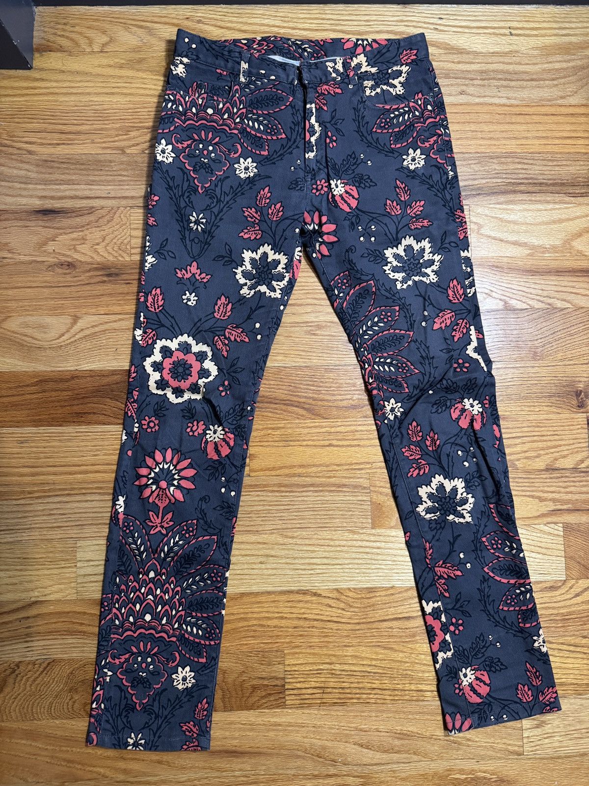 Maison Margiela Margiela Floral Pants Size US 29 - 1 Thumbnail