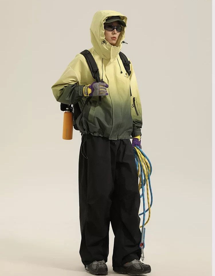 Other Yellow-to-Green Gradient 3-in-1 Hiking Jacket Size US M / EU 48-50 / 2 - 2 Thumbnail