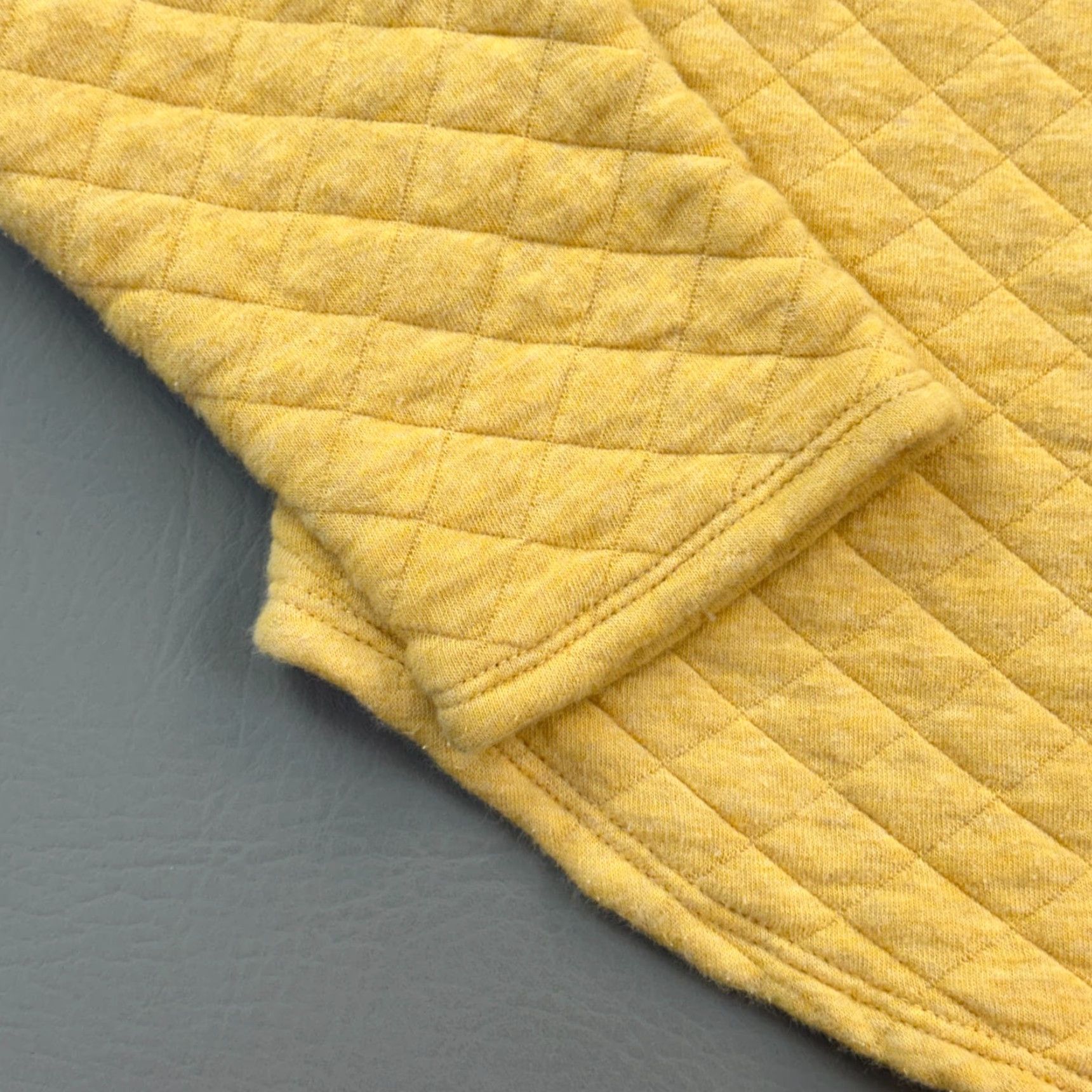 Orvis Orvis Sweatshirt Women's Small Yellow Quilted Crewneck Pullover Outdoor Casual Size S / US 4 / IT 40 - 2 Thumbnail