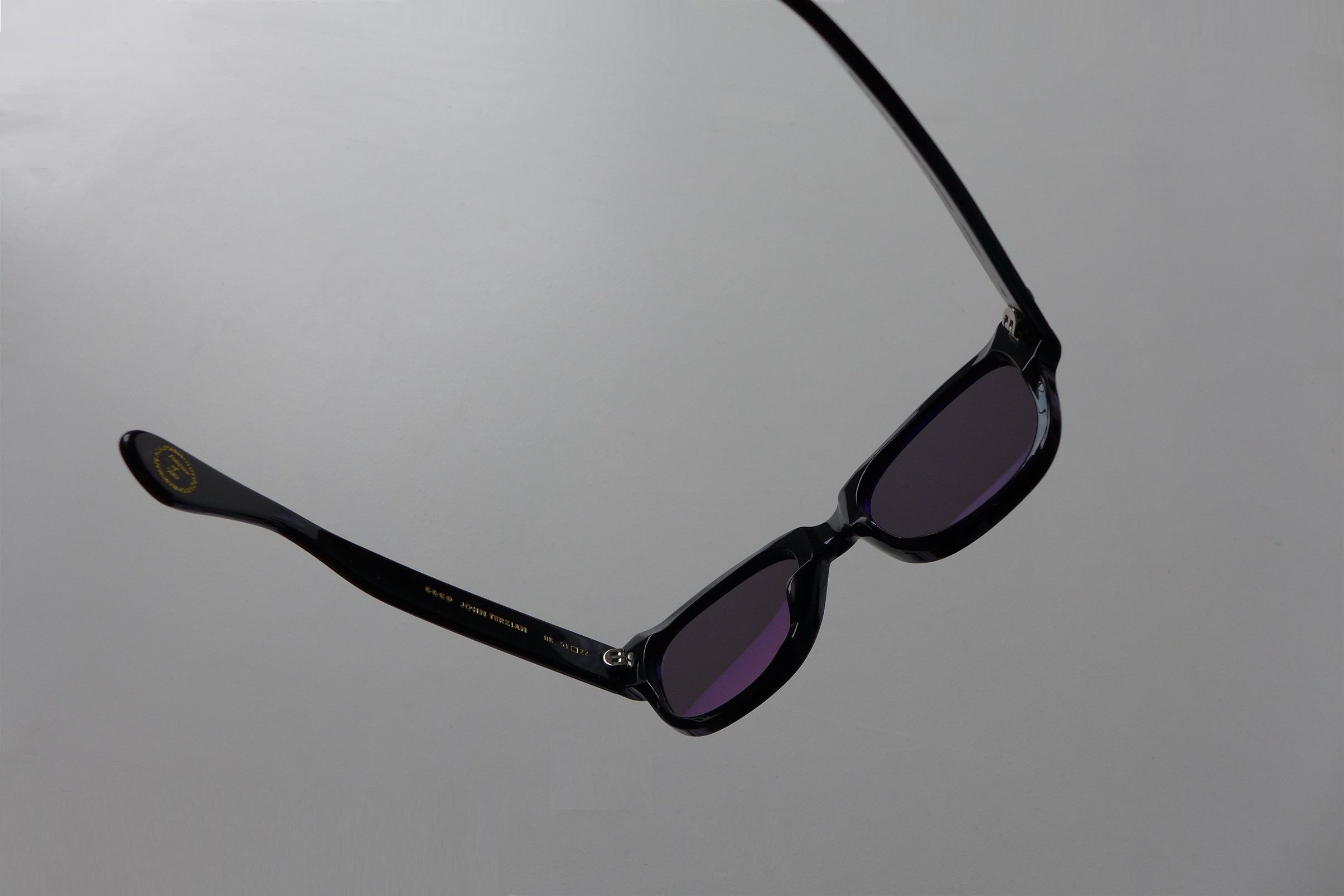 Garrett Leight GLCO x John Terzian Sunglasses -- Black Acetate Size ONE SIZE - 13 Thumbnail