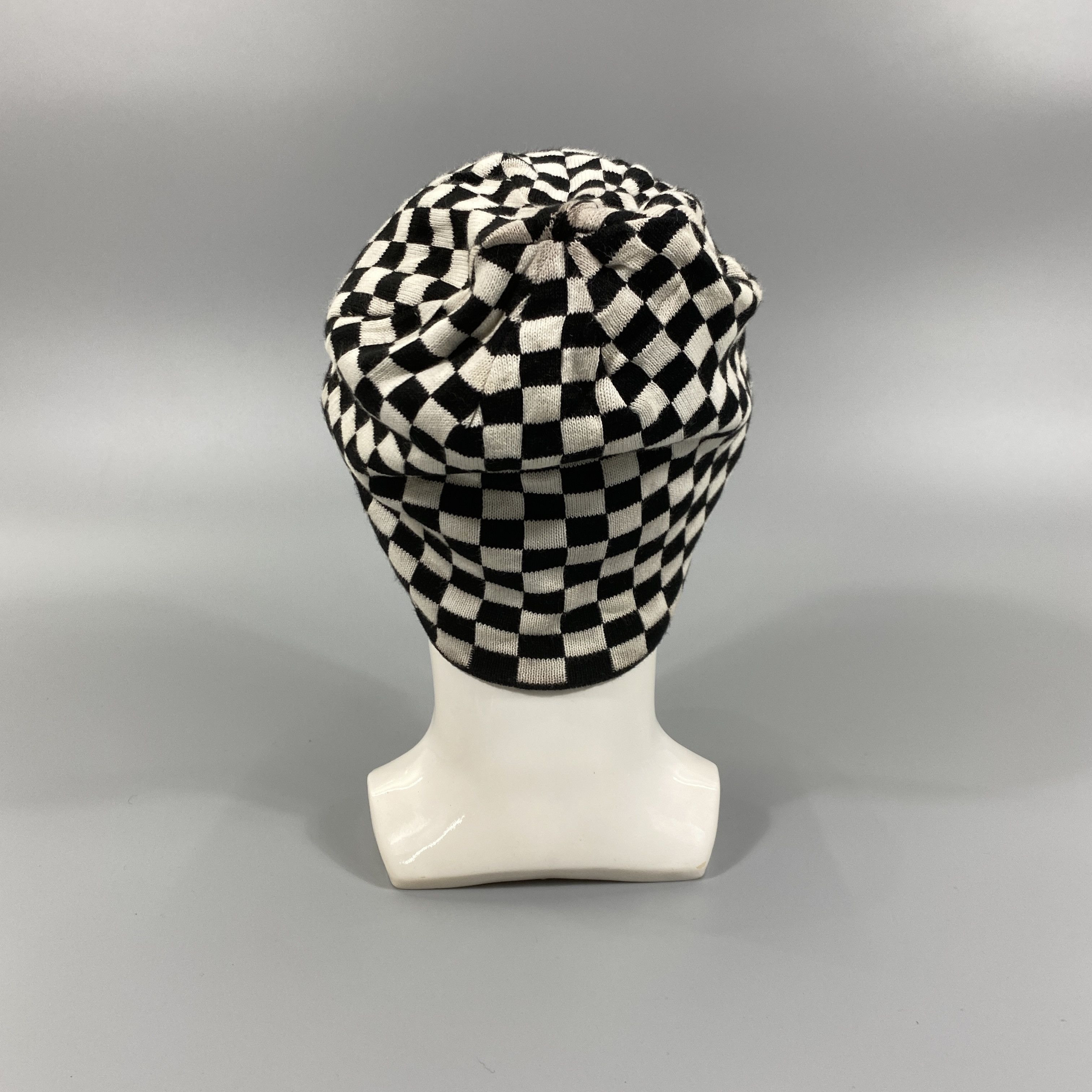 Japanese Brand Propganda Checkerboard Beanie -BN709 Size ONE SIZE - 4 Thumbnail