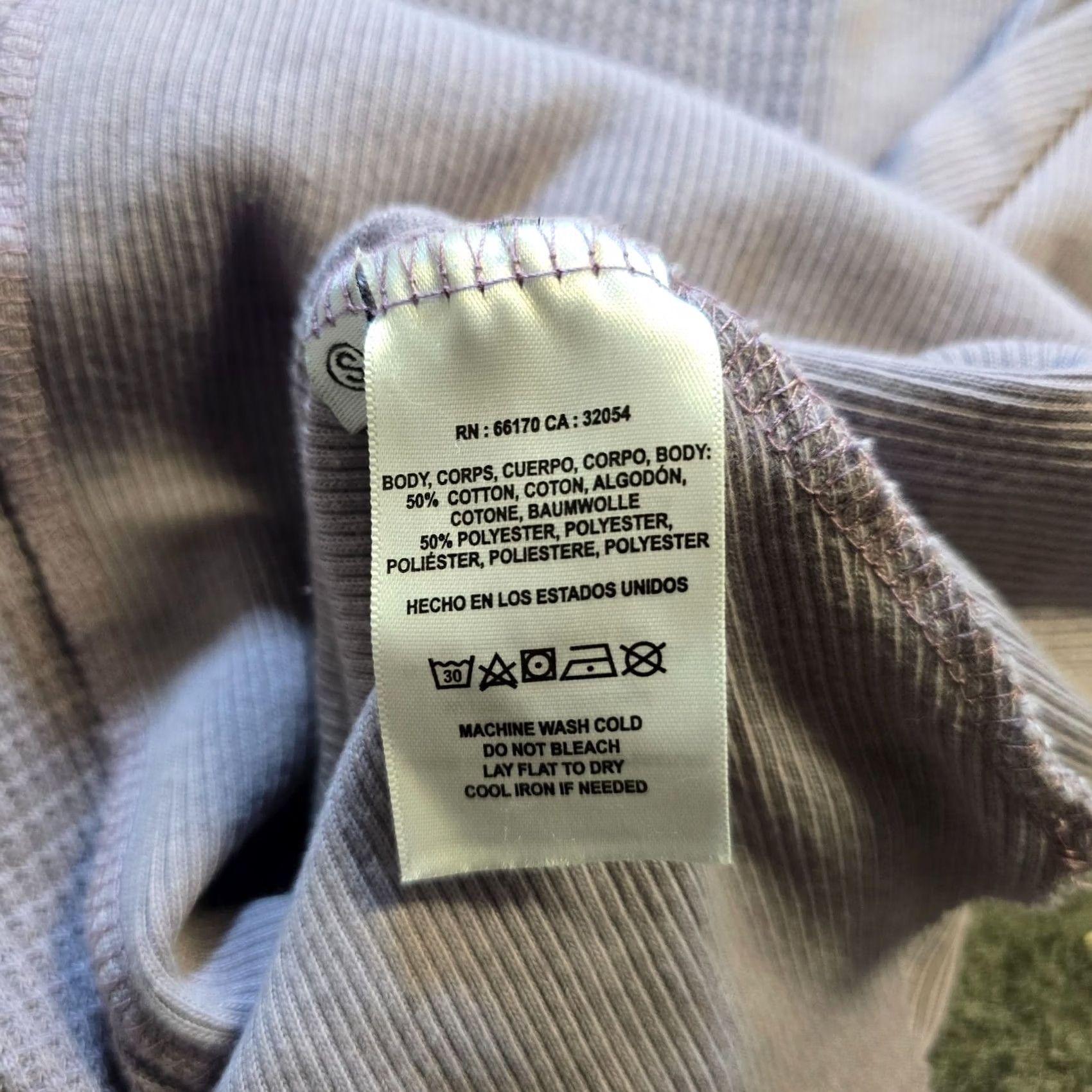 Anthropologie T La Anthropologie Top Women Size Small Purple Thermal Waffle Knit Lounge Casual Shirt Size S / US 4 / IT 40 - 7 Thumbnail