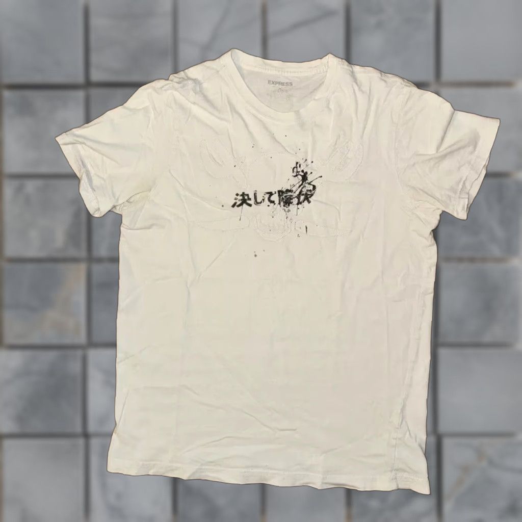 Express VINTAGE Express Men’s T-Shirt Skull White Medium 19x24 Shirts Mens White Skull Crossbones 90s Size US M / EU 48-50 / 2 - 1 Thumbnail