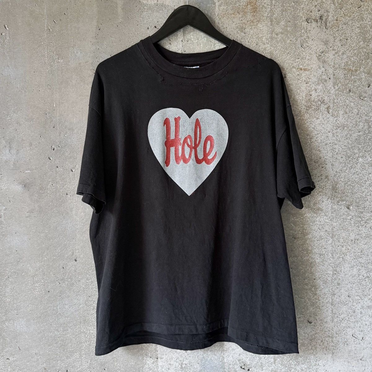 Band Tees Vintage THRASHED 1994 ‘HOLE’ Courtney Love T Shirt Size US L / EU 52-54 / 3 - 4 Thumbnail