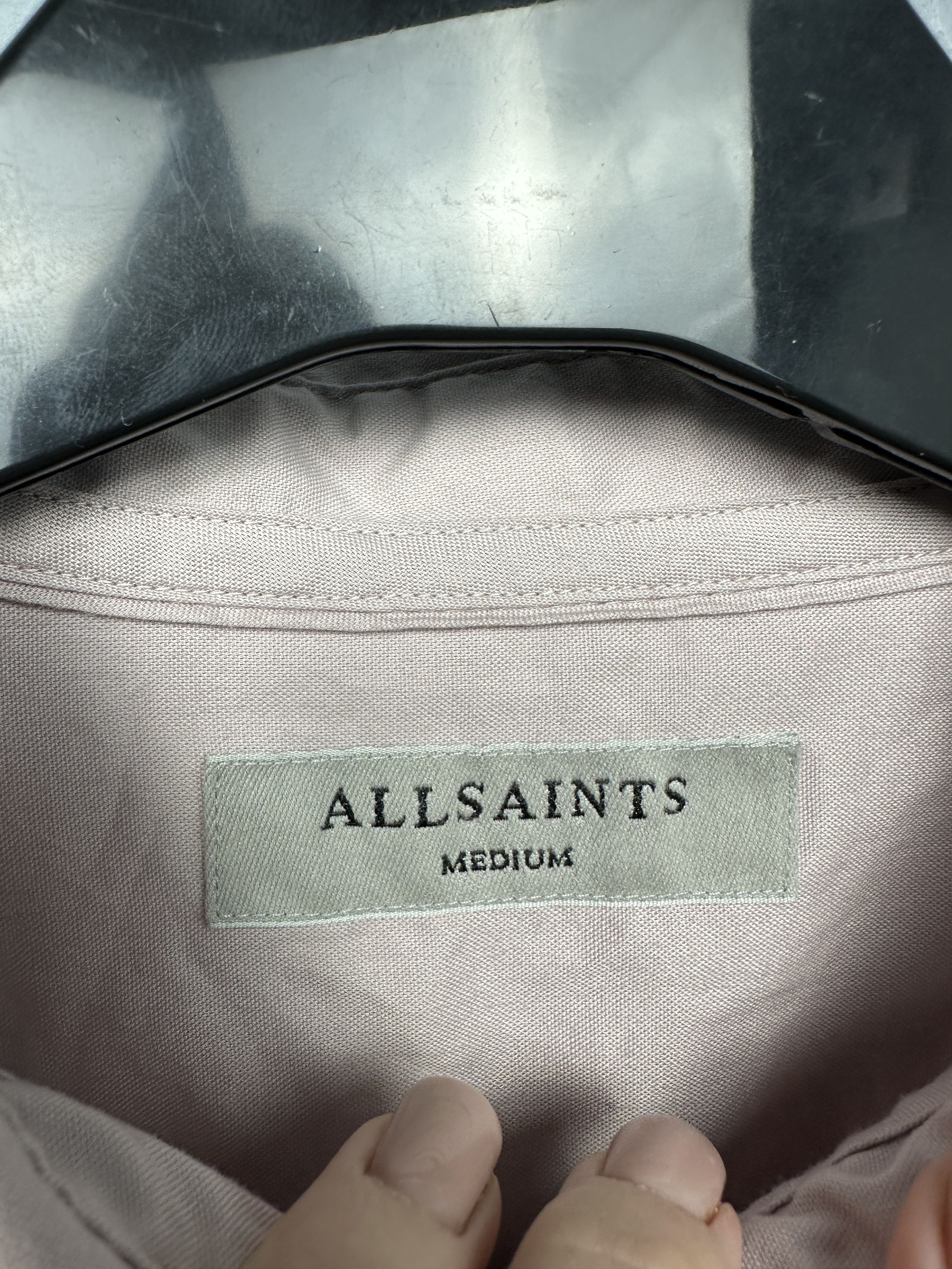Allsaints Allsaints Mens Redondo Long Sleeve Shirt Size US M / EU 48-50 / 2 - 4 Thumbnail