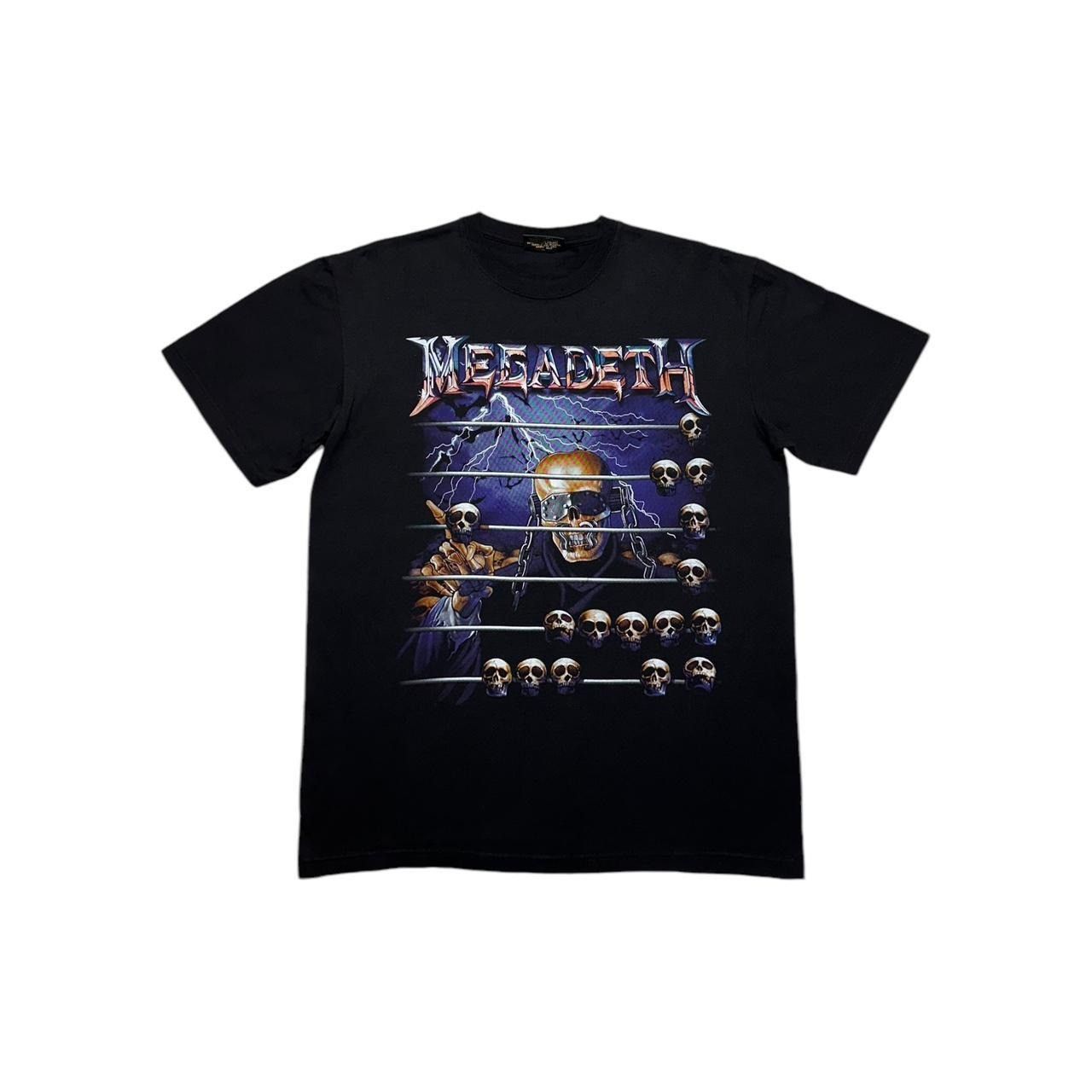 Band Tees × Hanes × Vintage Vintage Megadeth Countdown to Extinction Lightning Skulls Gr Size US XL / EU 56 / 4 - 1 Thumbnail