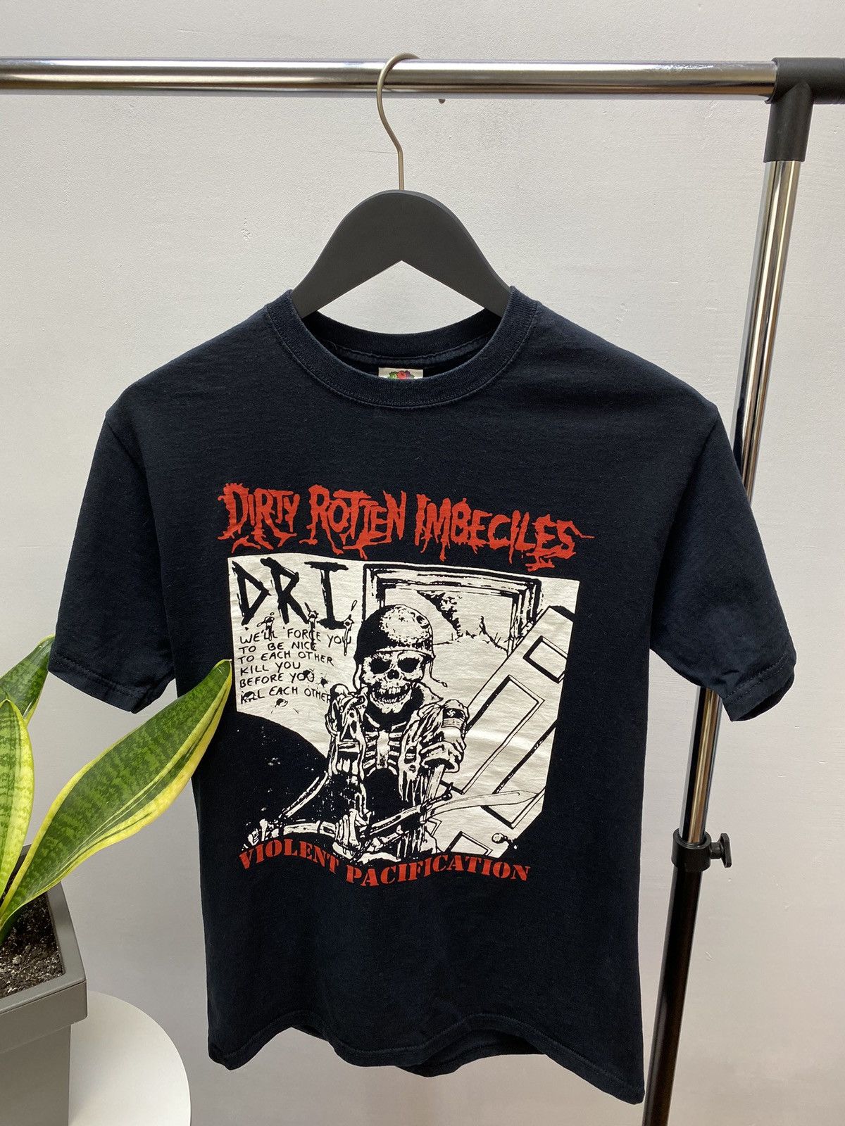 Band Tees Vintage DRI Dirty Rotten Imbeciles Violent Pacification Tee Size US M / EU 48-50 / 2 - 5 Thumbnail