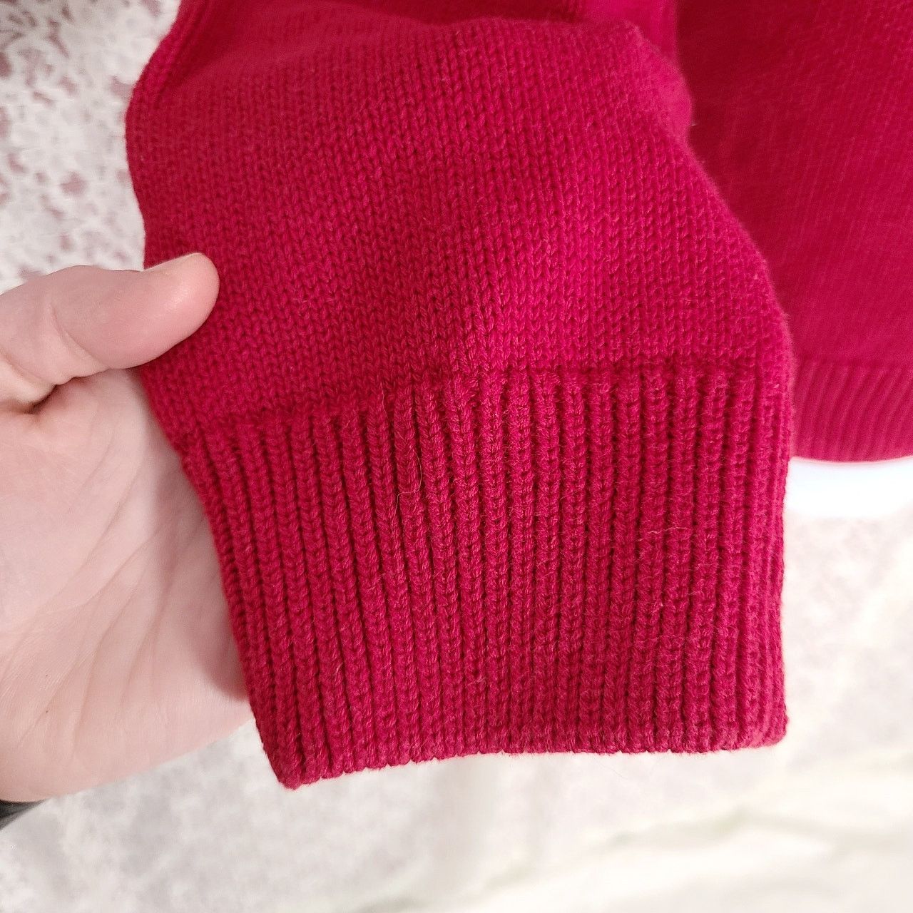 Chaps Vintage 90s chaps red knit sweater size XL Size XL / US 12-14 / IT 48-50 - 8 Thumbnail