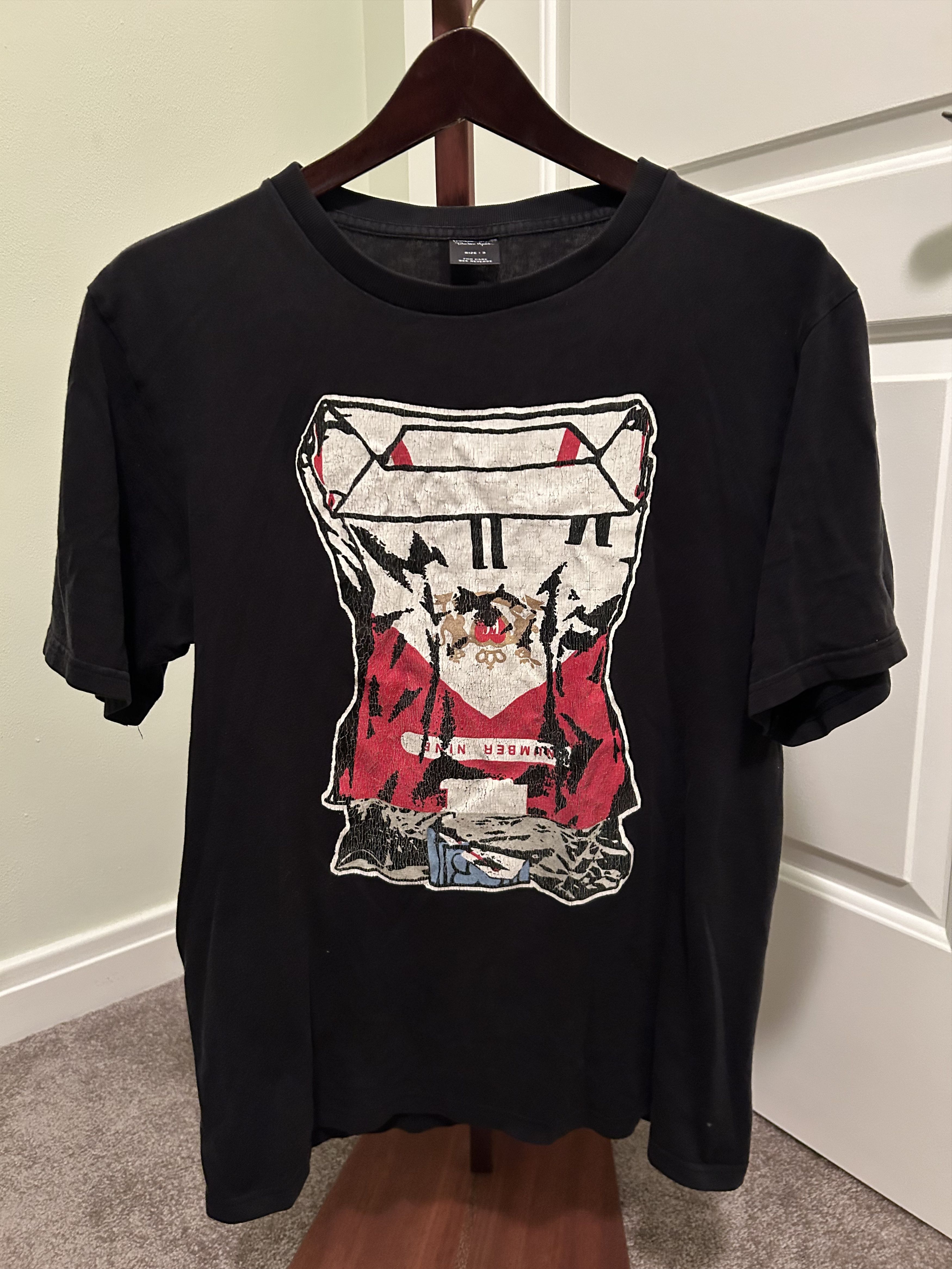 Number (N)ine Number (N)ine x Marlboro Cart Period T-shirt Black Size M Size US M / EU 48-50 / 2 - 1 Thumbnail