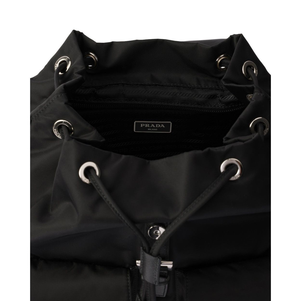 Prada PRADA $2500 Black Re-Nylon Medium Backpack New & Authentic Size ONE SIZE - 4 Thumbnail
