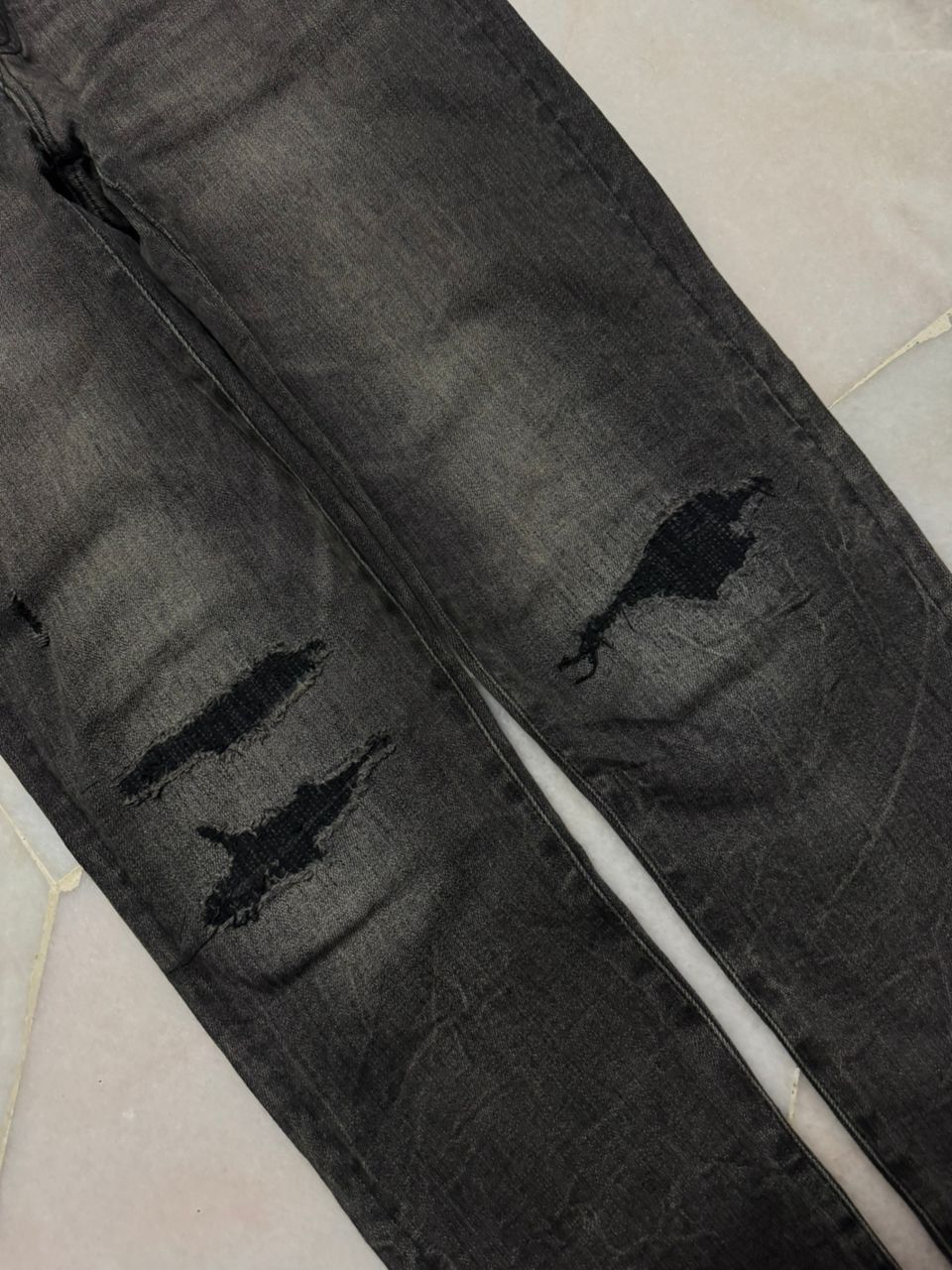 Japanese Brand 💥Insane💥Amiri Style Distress Ripped By American Eagle Size US 30 / EU 46 - 9 Thumbnail