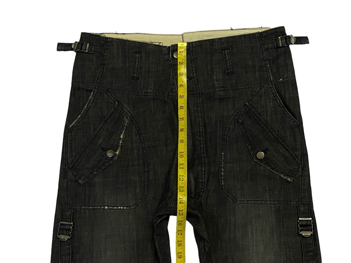 Final Home × Issey Miyake × Japanese Brand Rare🔥Final Home Denim Linen Pants Size US 34 / EU 50 - 5 Thumbnail