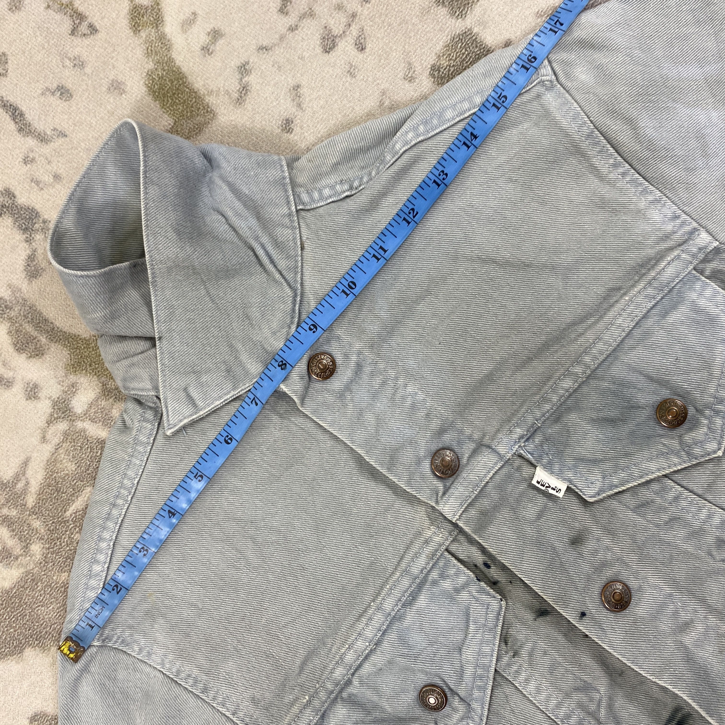 Levi's Vintage Clothing 90s Vintage Distressed Levi's Big E Denim Jacket- J481 Size US XS / EU 42 / 0 - 5 Thumbnail