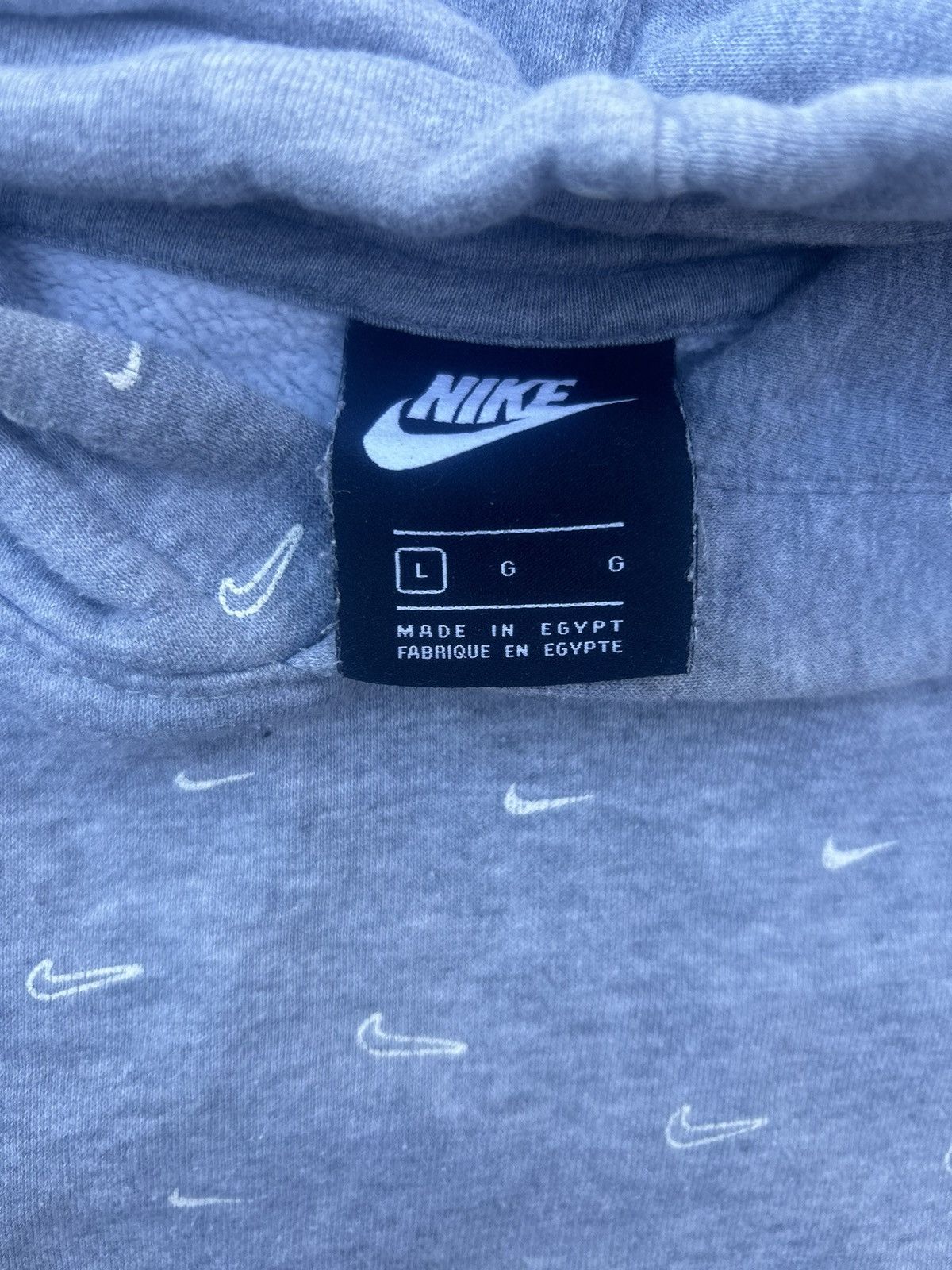 Nike Grey nike hoodie Size US L / EU 52-54 / 3 - 3 Thumbnail
