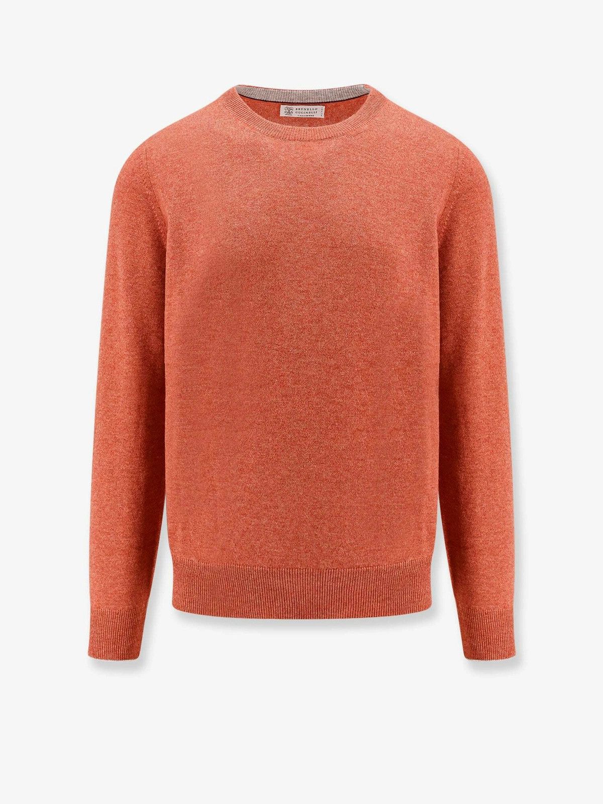 Brunello Cucinelli o1y0526 Crewneck Sweater in Rust Size US L / EU 52-54 / 3 - 1 Thumbnail