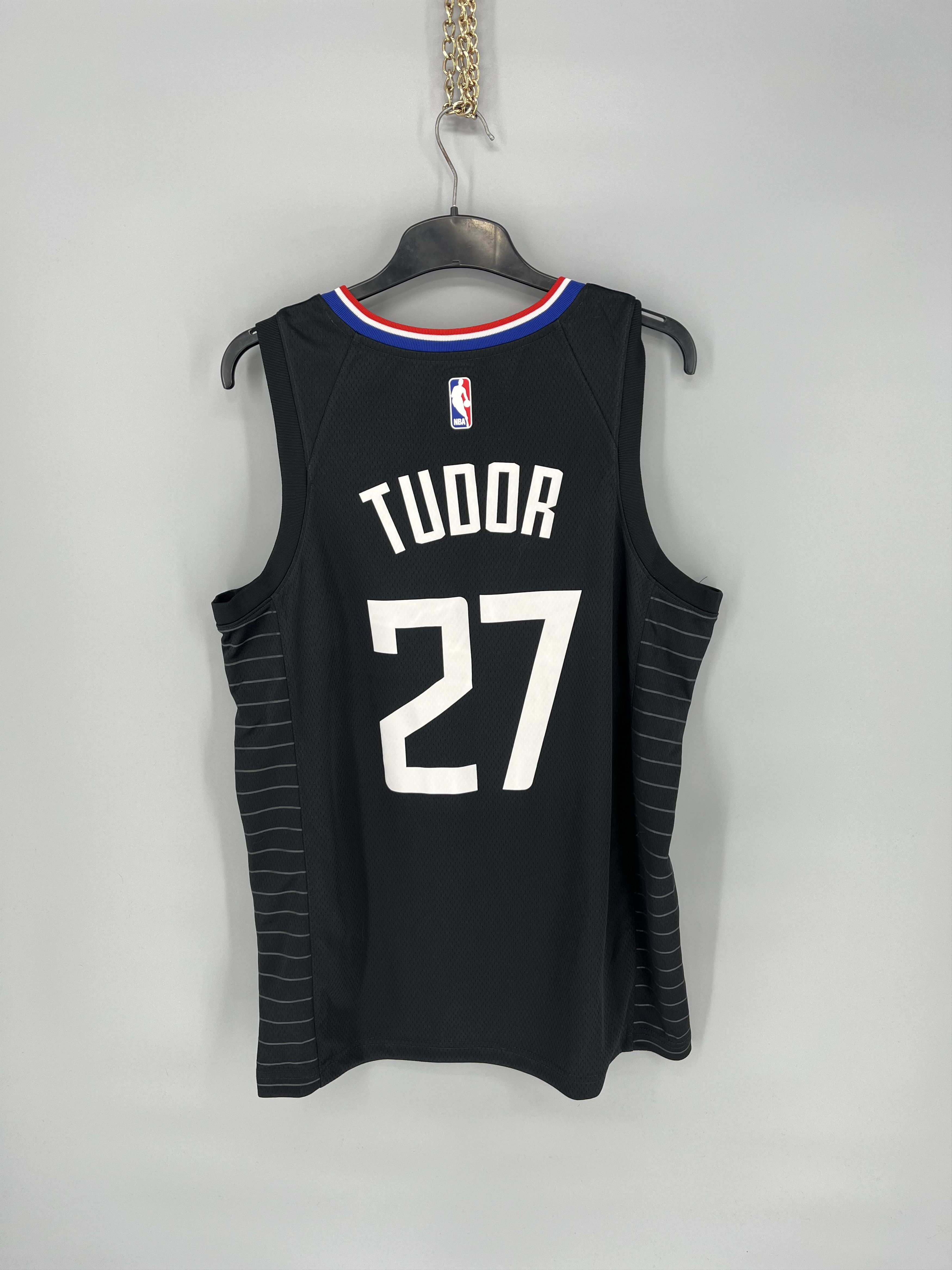 NBA Nike NBA Los Angeles Clippers №27 Tudor Black Size US L / EU 52-54 / 3 - 9 Thumbnail