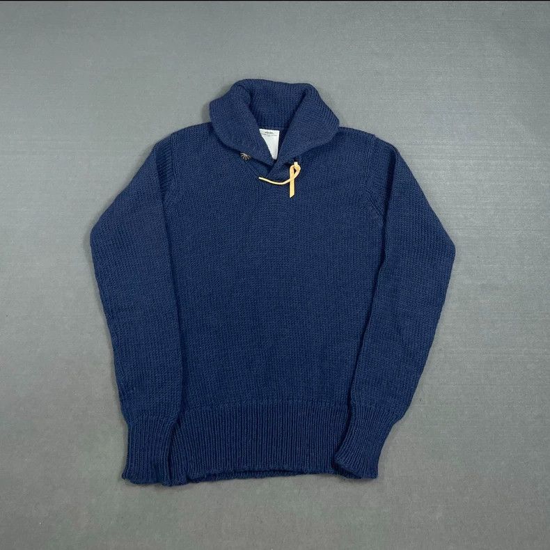 Visvim visvim Wool sweater with green collar sweater 2501-Nextarro Size US M / EU 48-50 / 2 - 1 Thumbnail
