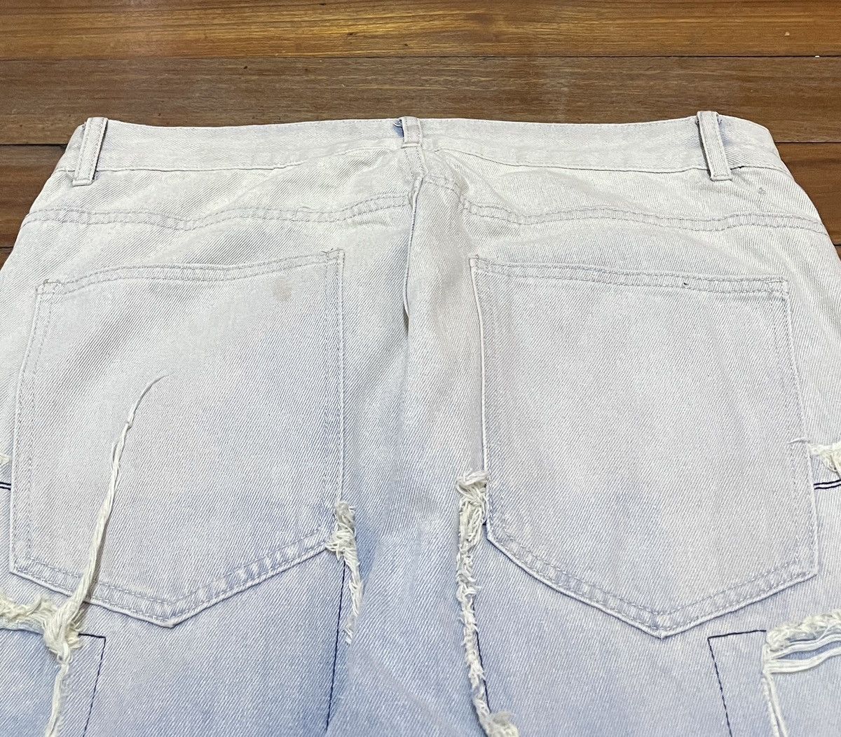 14th Addiction × If Six Was Nine × Japanese Brand Rare Design Vintage Japanese Brand Patchwork Jeans 2000s Size US 36 / EU 52 - 4 Thumbnail