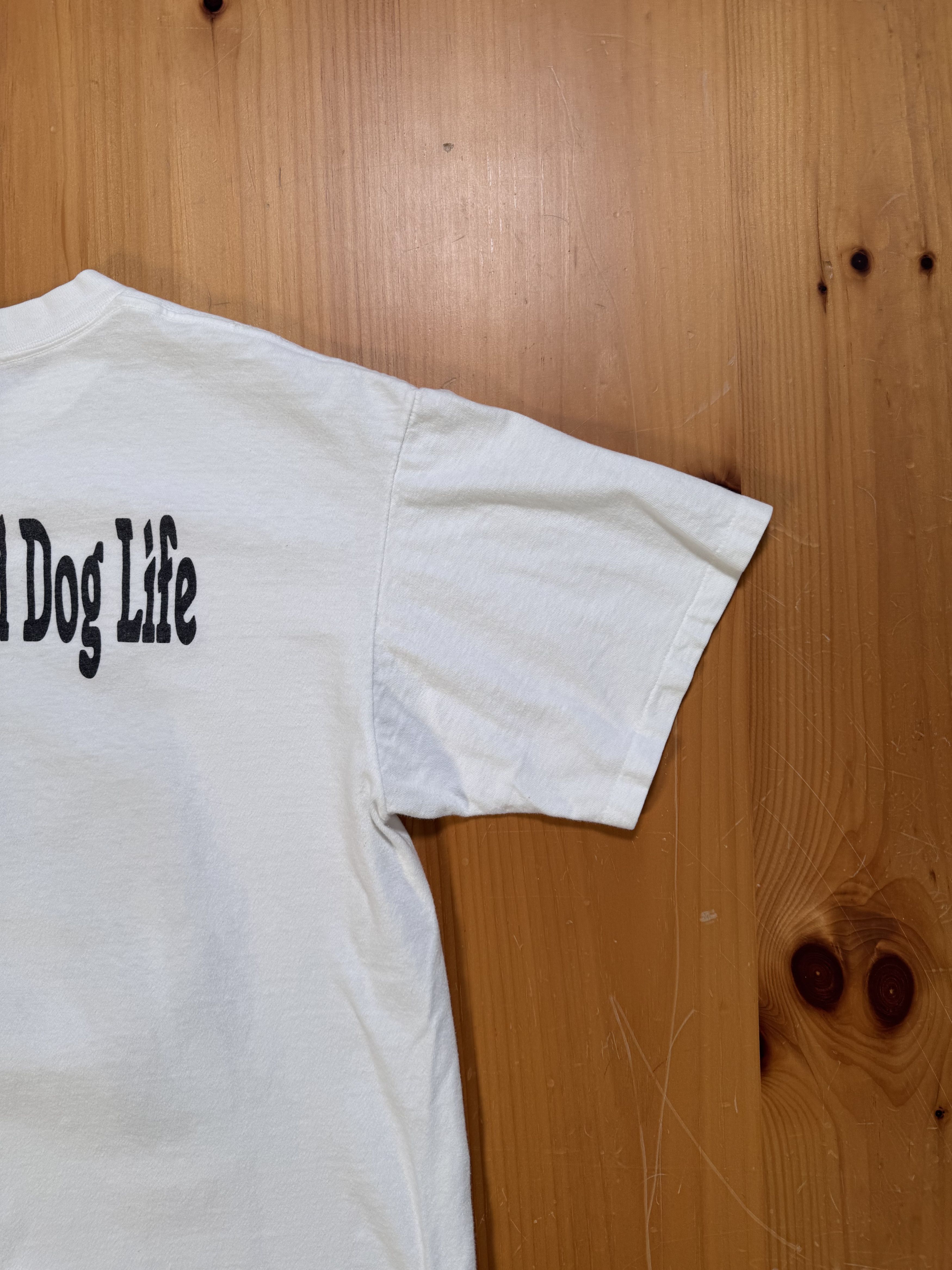 Bape Rare 1996 Bape Bathing Ape Dog T-Shirt Size US L / EU 52-54 / 3 - 9 Thumbnail