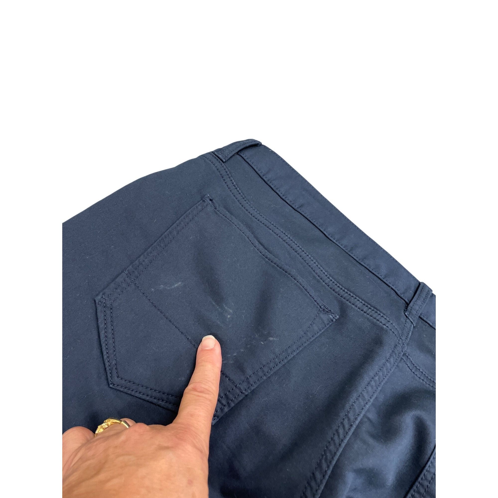 Banana Republic Banana Republic Mens Travel Jean Navy Blue Size 36x34 SKU 83 Size US 36 / EU 52 - 13 Thumbnail
