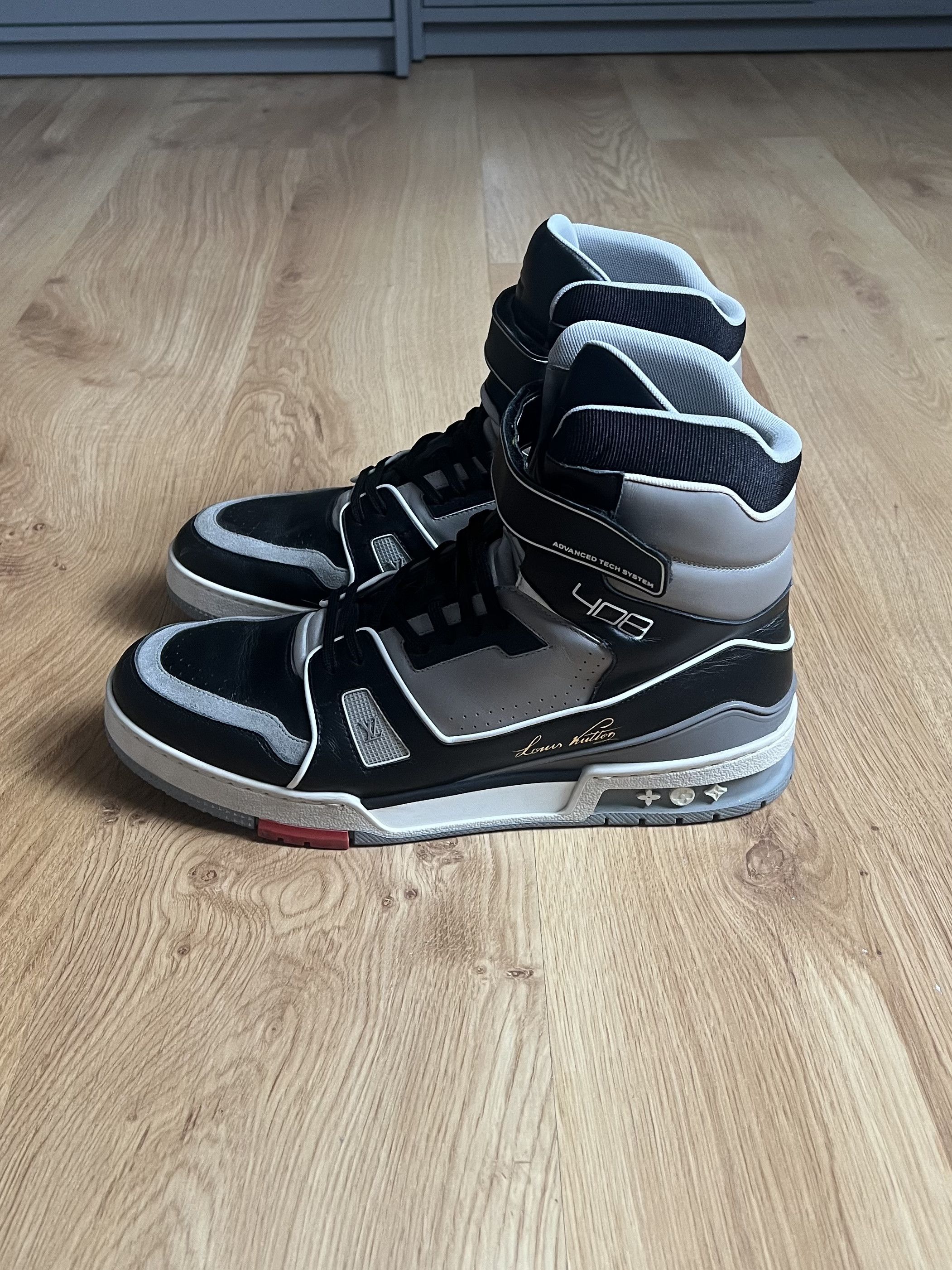 Louis Vuitton Louis Vuitton x Virgil Abloh 408 Trainers Hi Top Sneakers Size US 11 / EU 44 - 5 Thumbnail