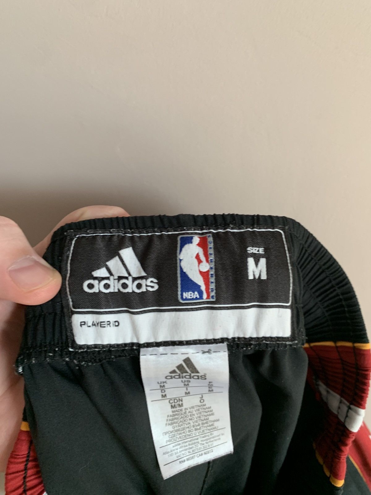 NBA Miami Heat adidas basketball shorts 2014 nba Size US 32 / EU 48 - 10 Thumbnail