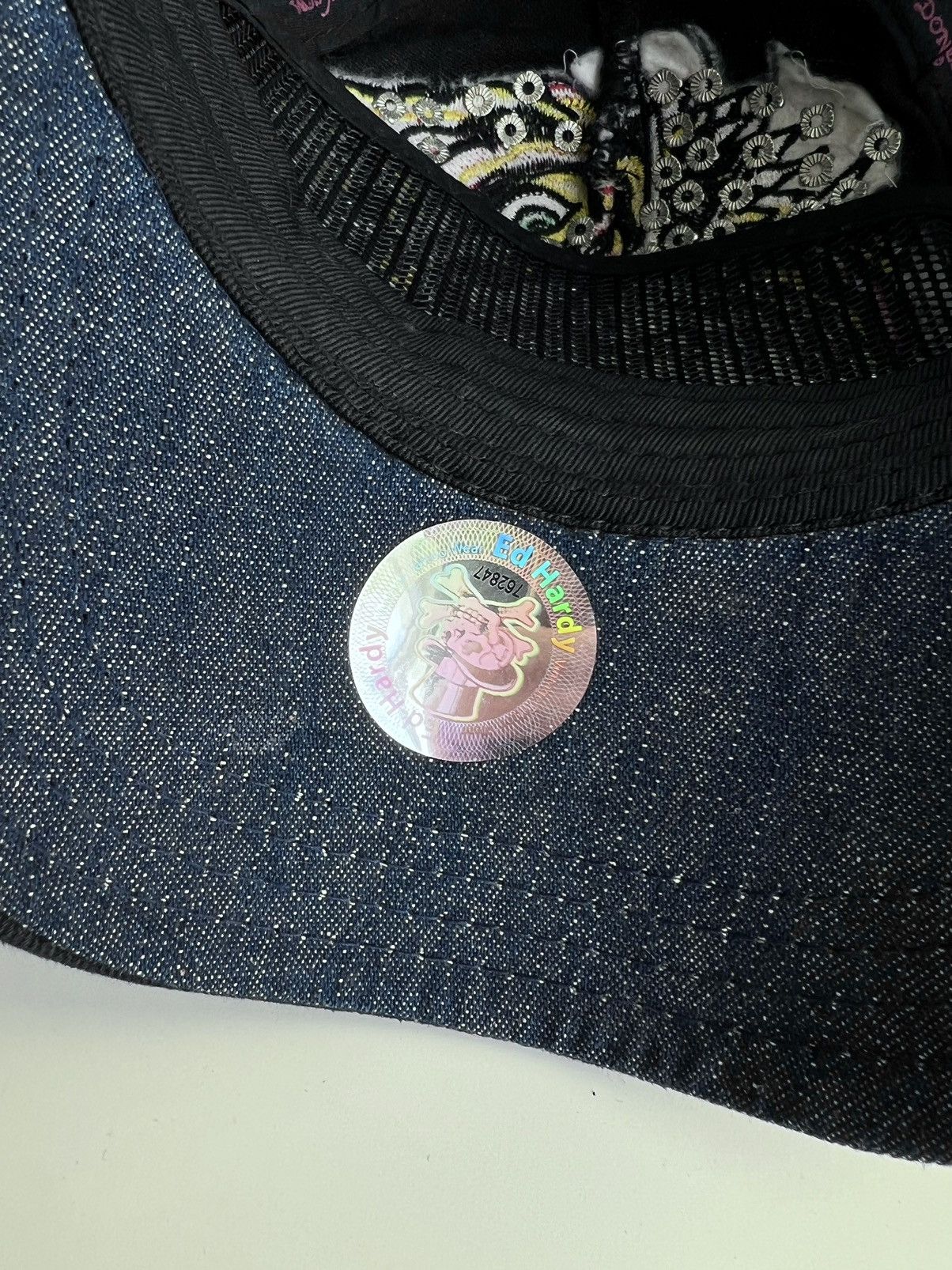 Ed Hardy × Vintage Vintage Ed Hardy Tiger Embroidery Trucker Cap Size ONE SIZE - 7 Thumbnail
