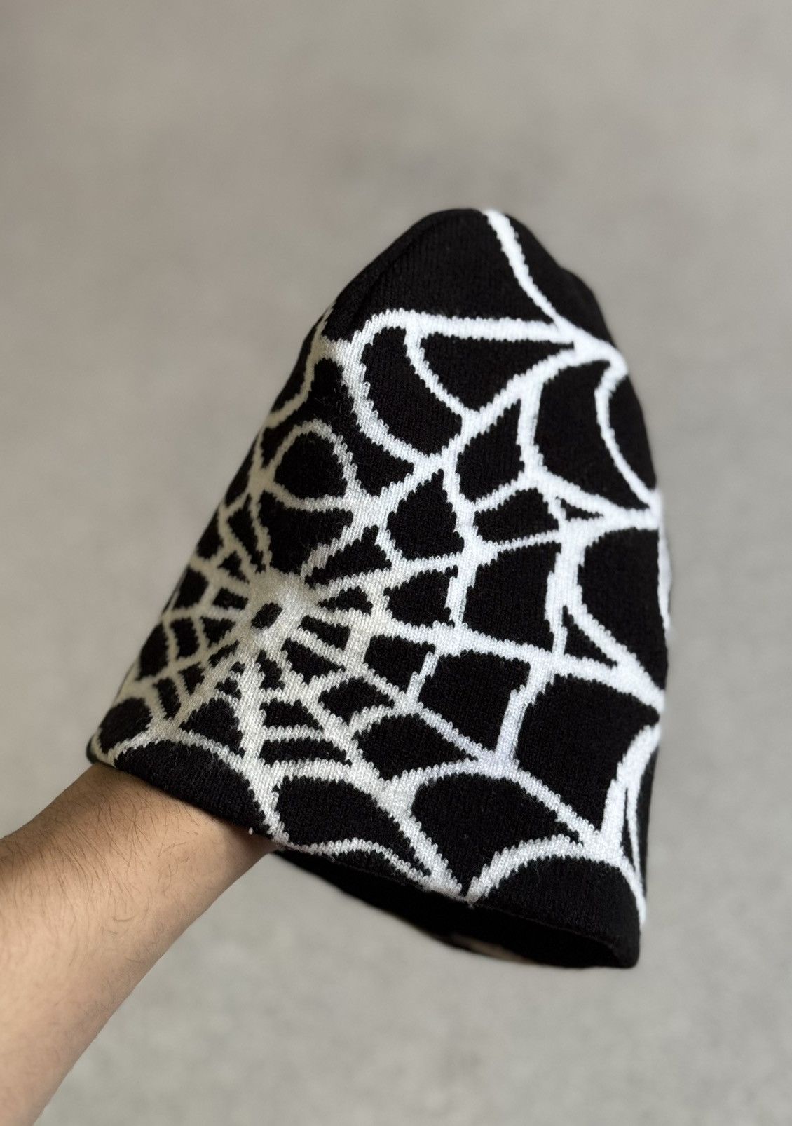 Vintage Spiders Web Beanie Hat Size ONE SIZE - 8 Thumbnail