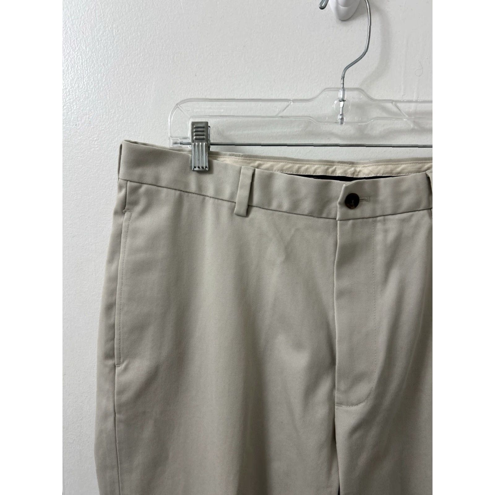 Brooks Brothers Brooks Brothers Advantage Chino Hudson Pants Mens 36x32 Beige Cotton Slim/Classic 5-Pocket Zipper Button Casual Workwear"} Size US 36 / EU 52 - 4 Thumbnail