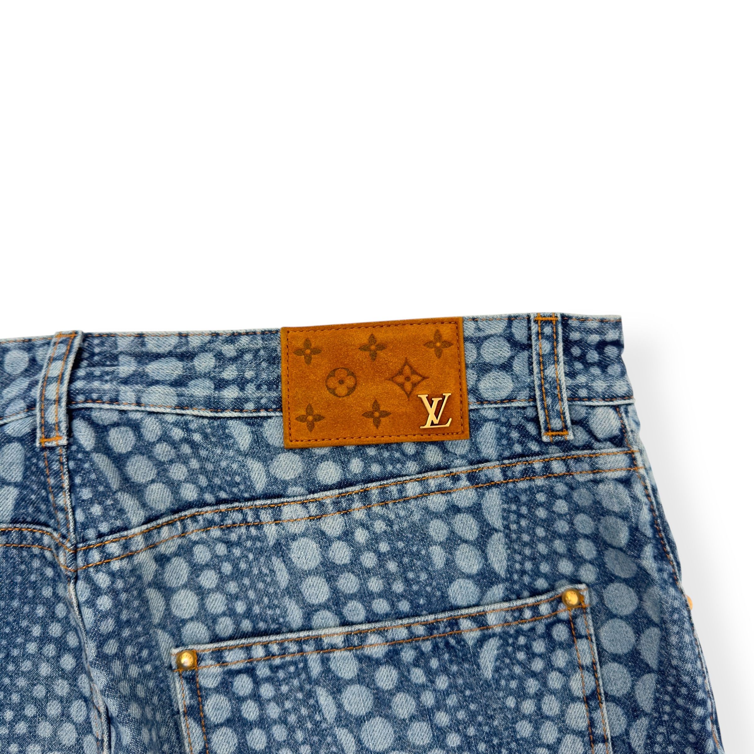 Louis Vuitton LOUIS VUITTON X YAYOI KUSAMA PUMPKIN PRINT DENIM JEANS W34” Size US 34 / EU 50 - 11 Thumbnail