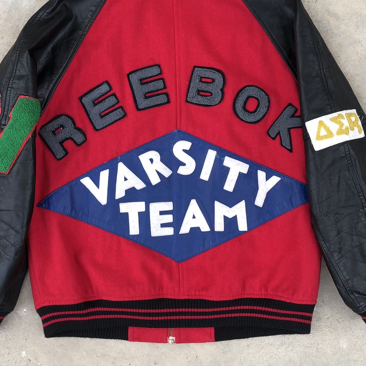 Reebok VTG Reebok Varsity Team Embroidery Spellout Varsity Jacket Size US M / EU 48-50 / 2 - 4 Thumbnail