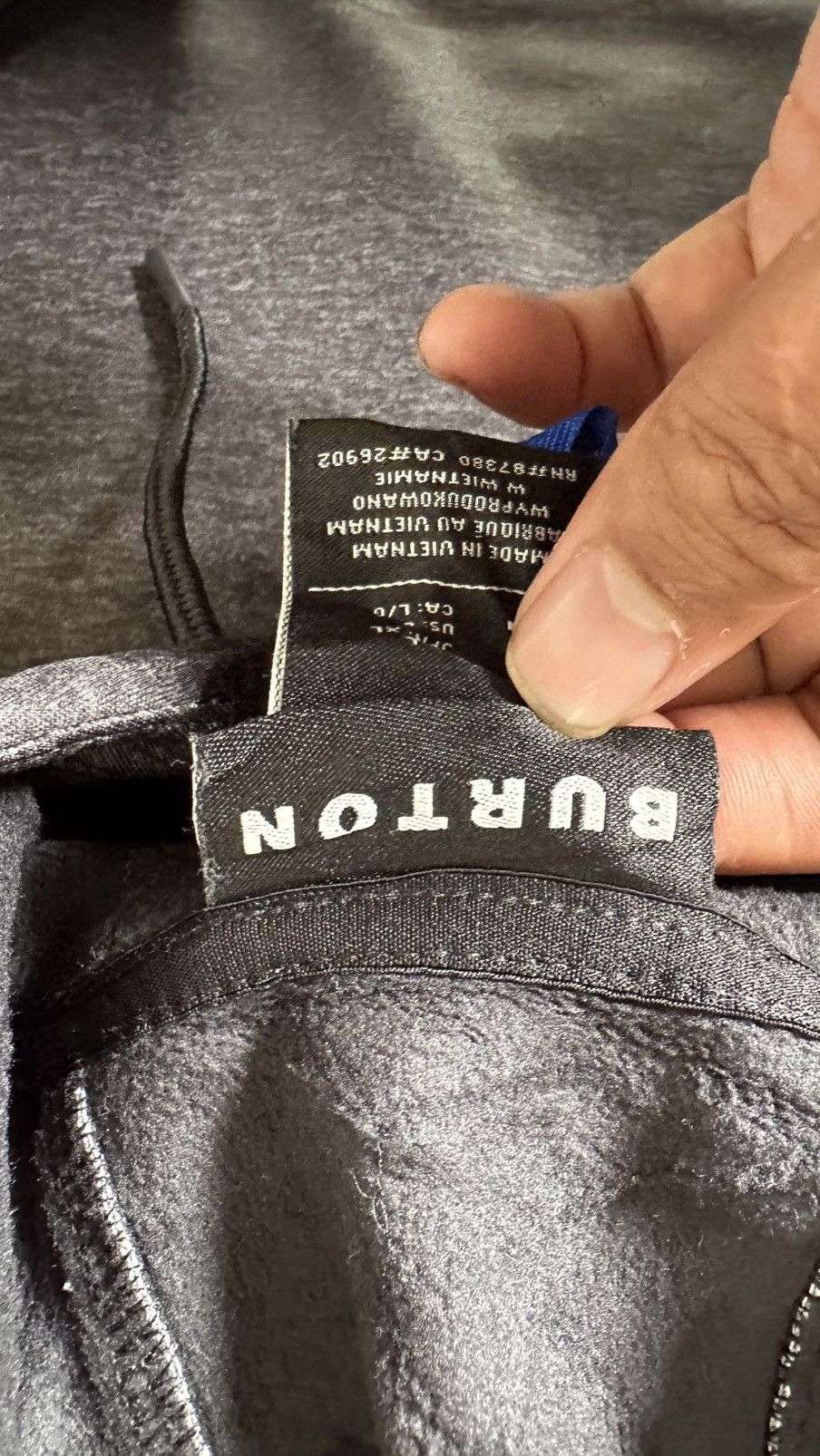 Burton BURTON HOODIE POLYSTER Size US L / EU 52-54 / 3 - 8 Thumbnail