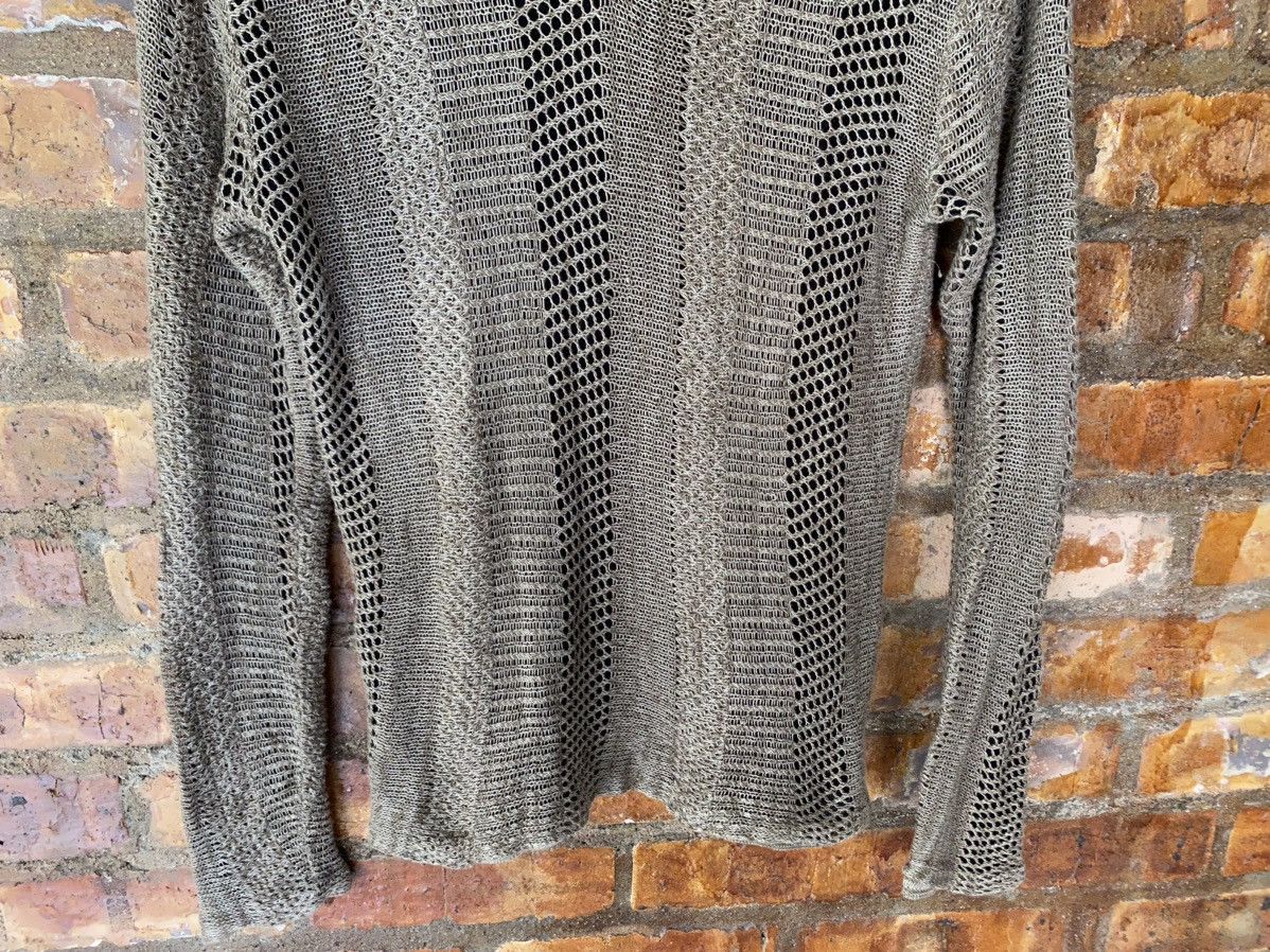 General Research × Japanese Brand × Slick SLICK Japan Mesh spider Web Knit Size US S / EU 44-46 / 1 - 4 Thumbnail