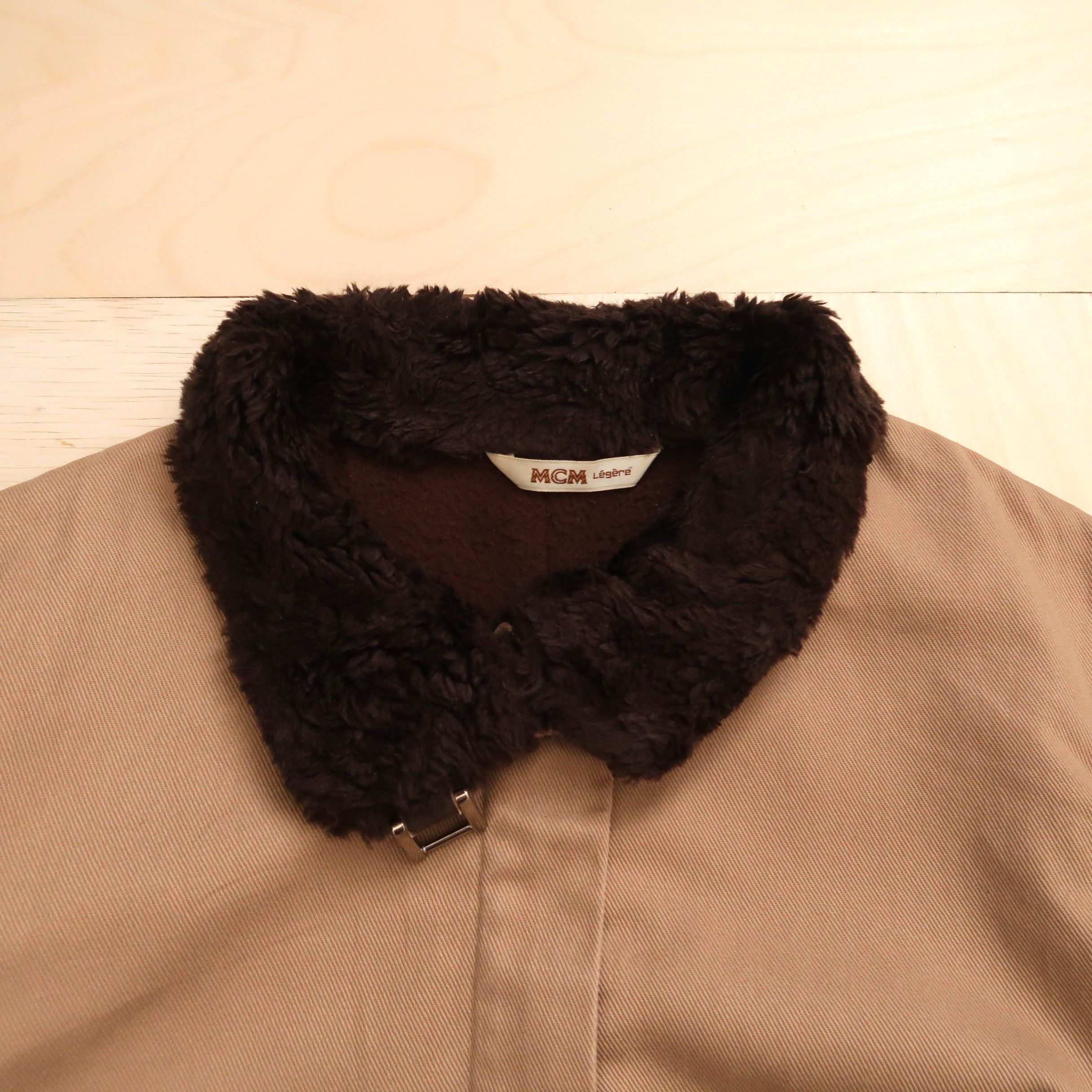 MCM 1990s MCM Legere Luxury Fur Faux Boxy Jacket Size US M / EU 48-50 / 2 - 3 Thumbnail